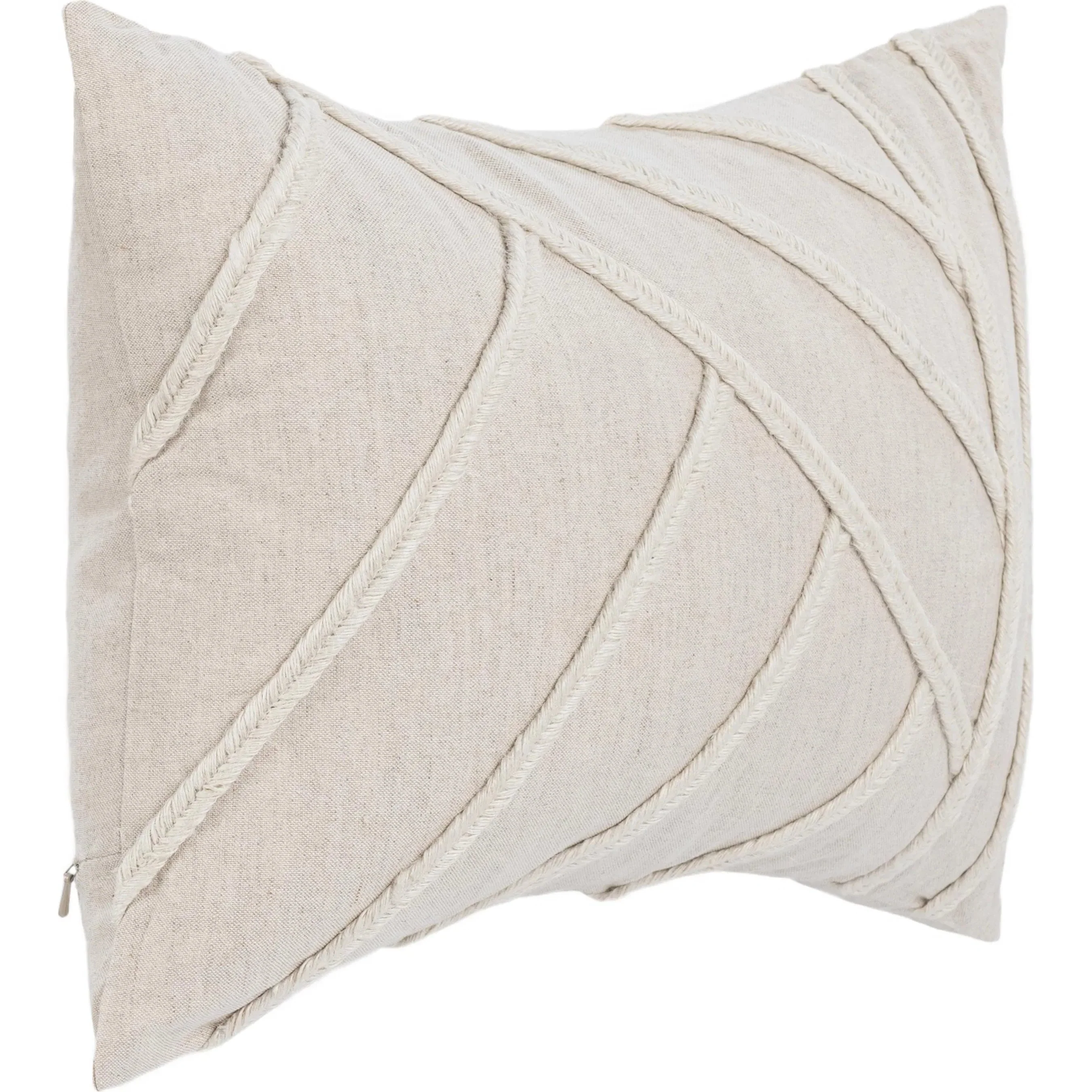 Langdon Linen Blend Throw Pillow - Image 2