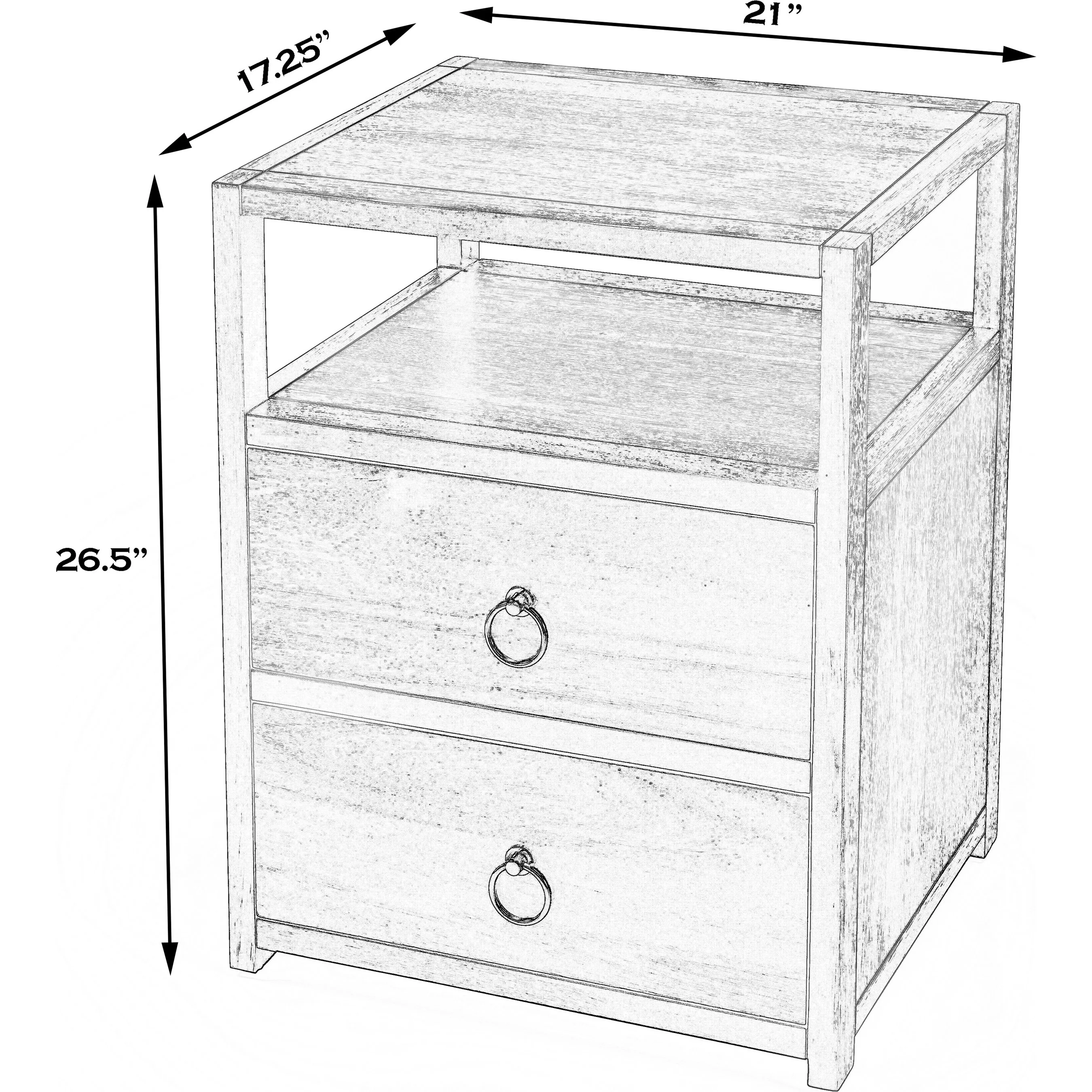 Lark 2-Drawer Nightstand - Image 24