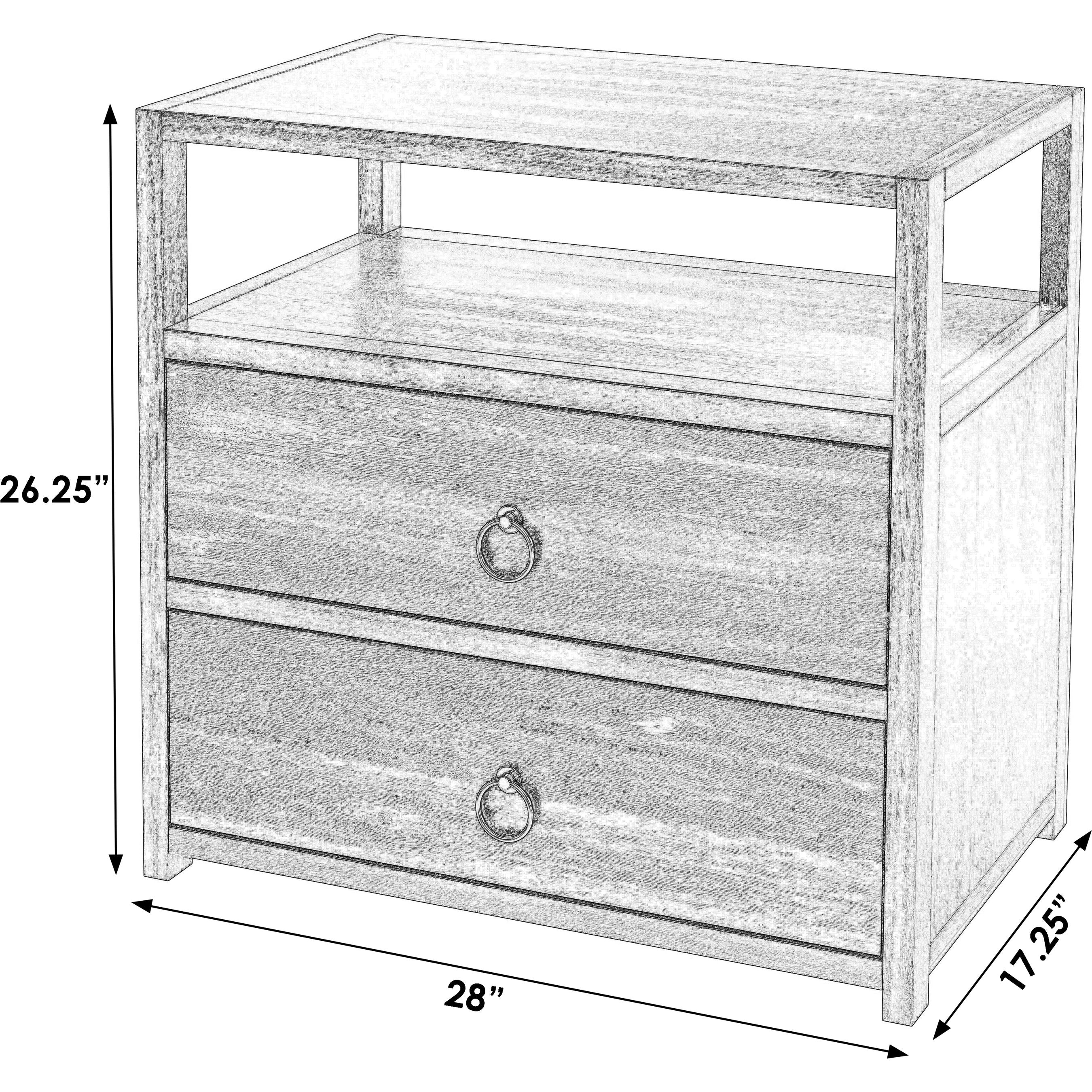 Lark 2-Drawer Nightstand - Image 34