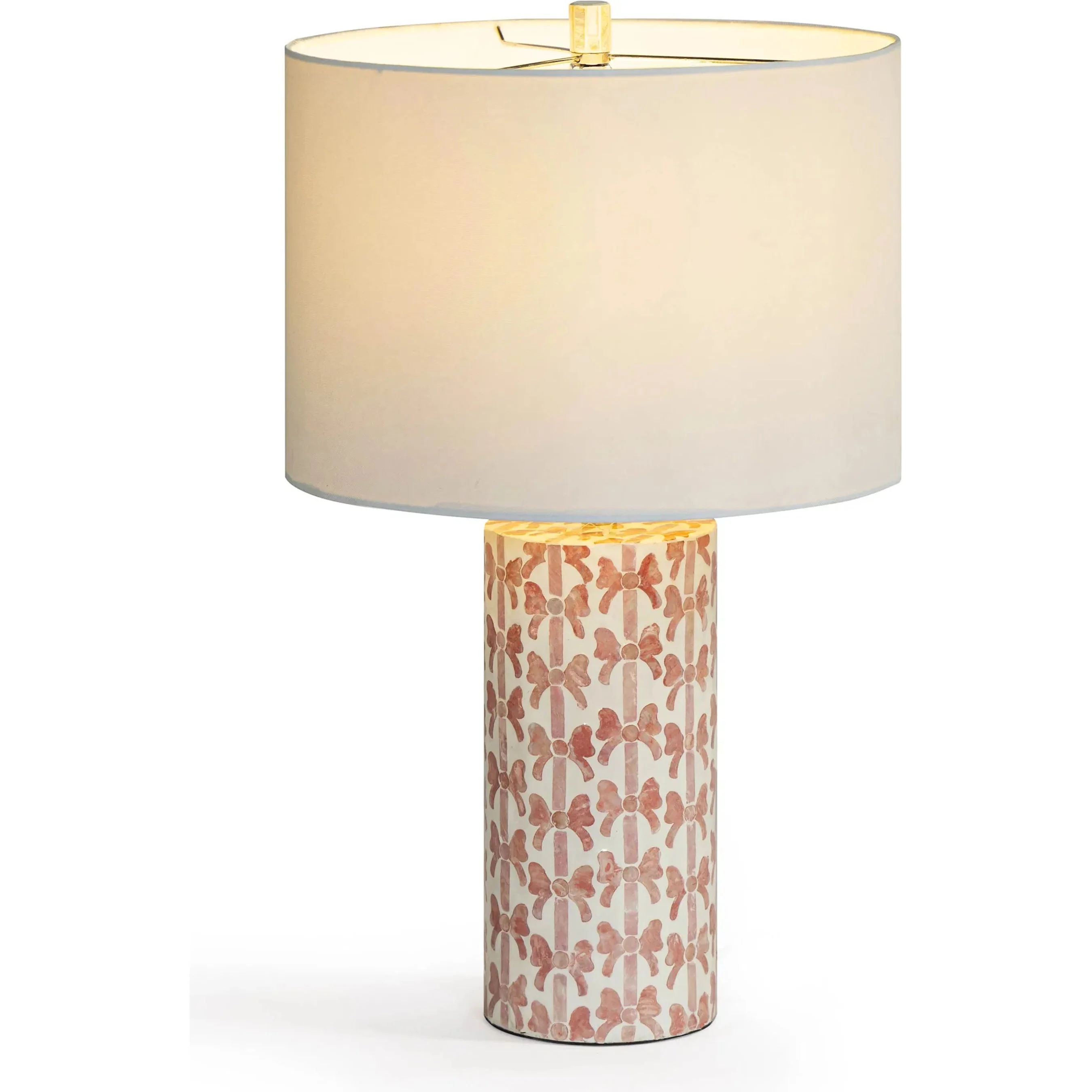 Lassy Ribbon Capiz Table Lamp - Image 3