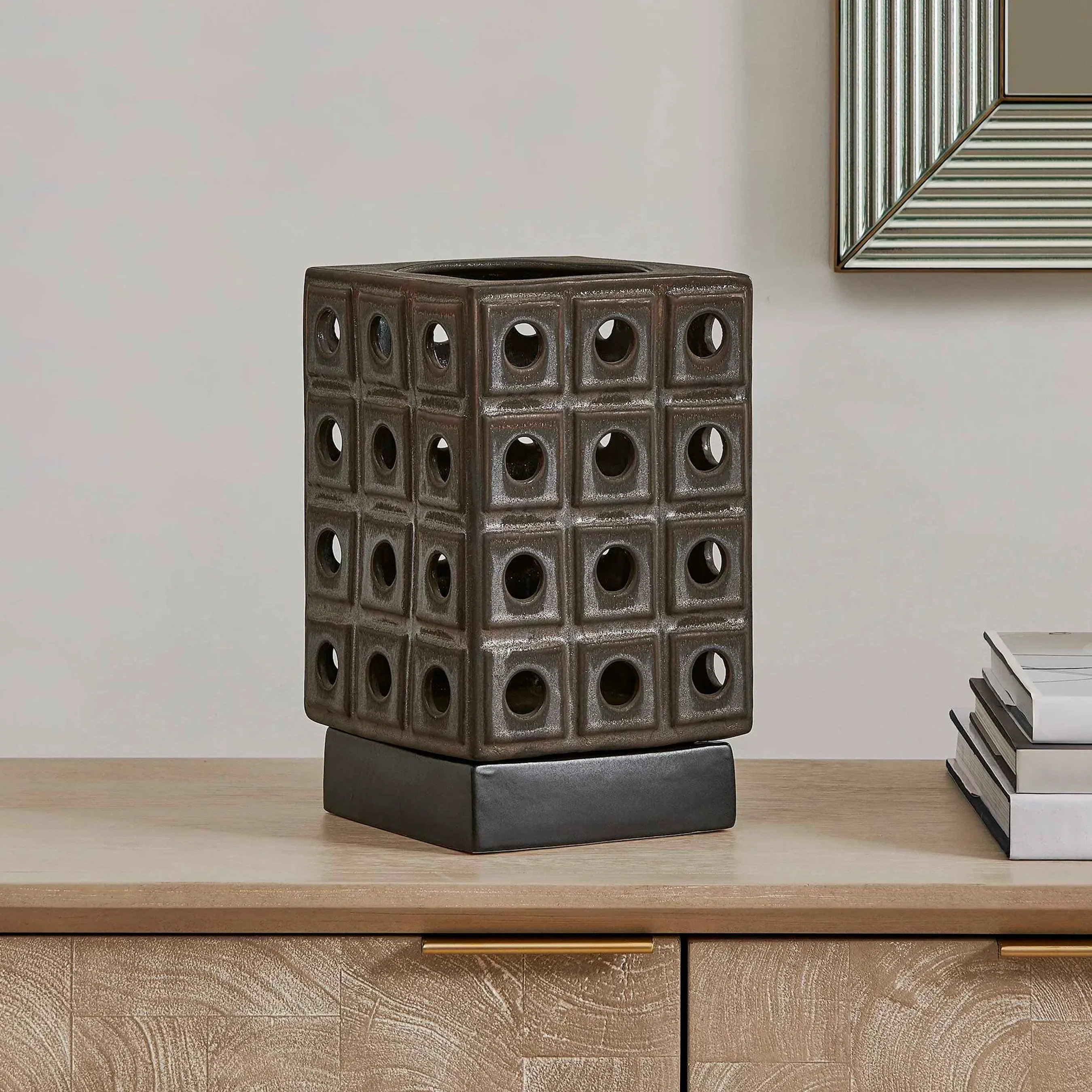 Lattice Indoor-Outdoor Lantern Candleholder - Image 4