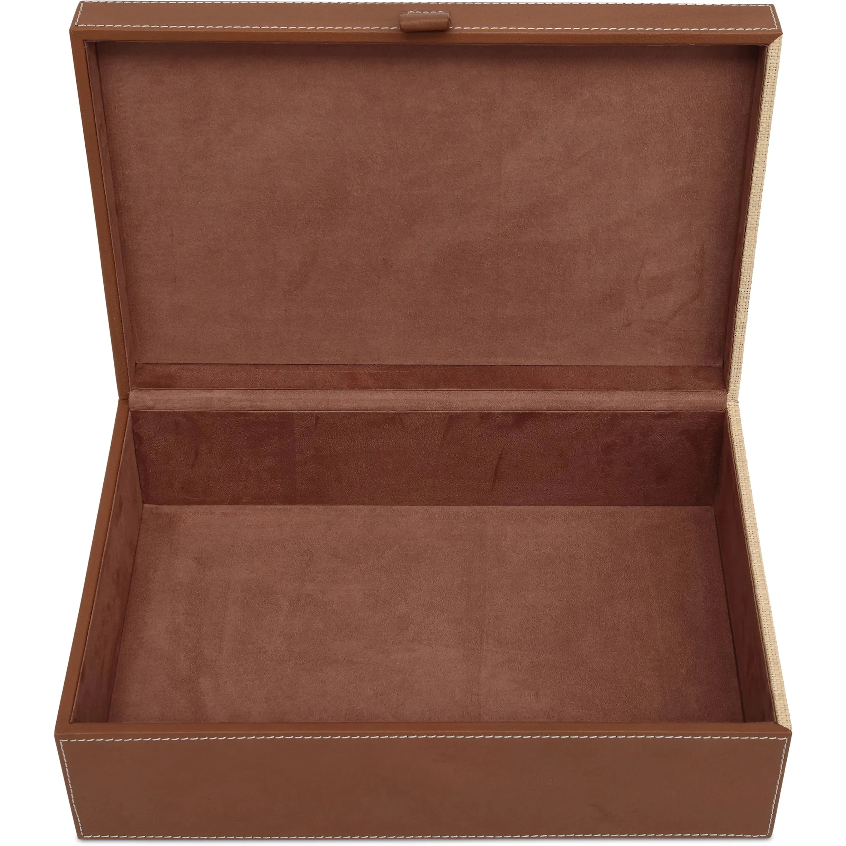 Leather Raffia Box Set - Image 4