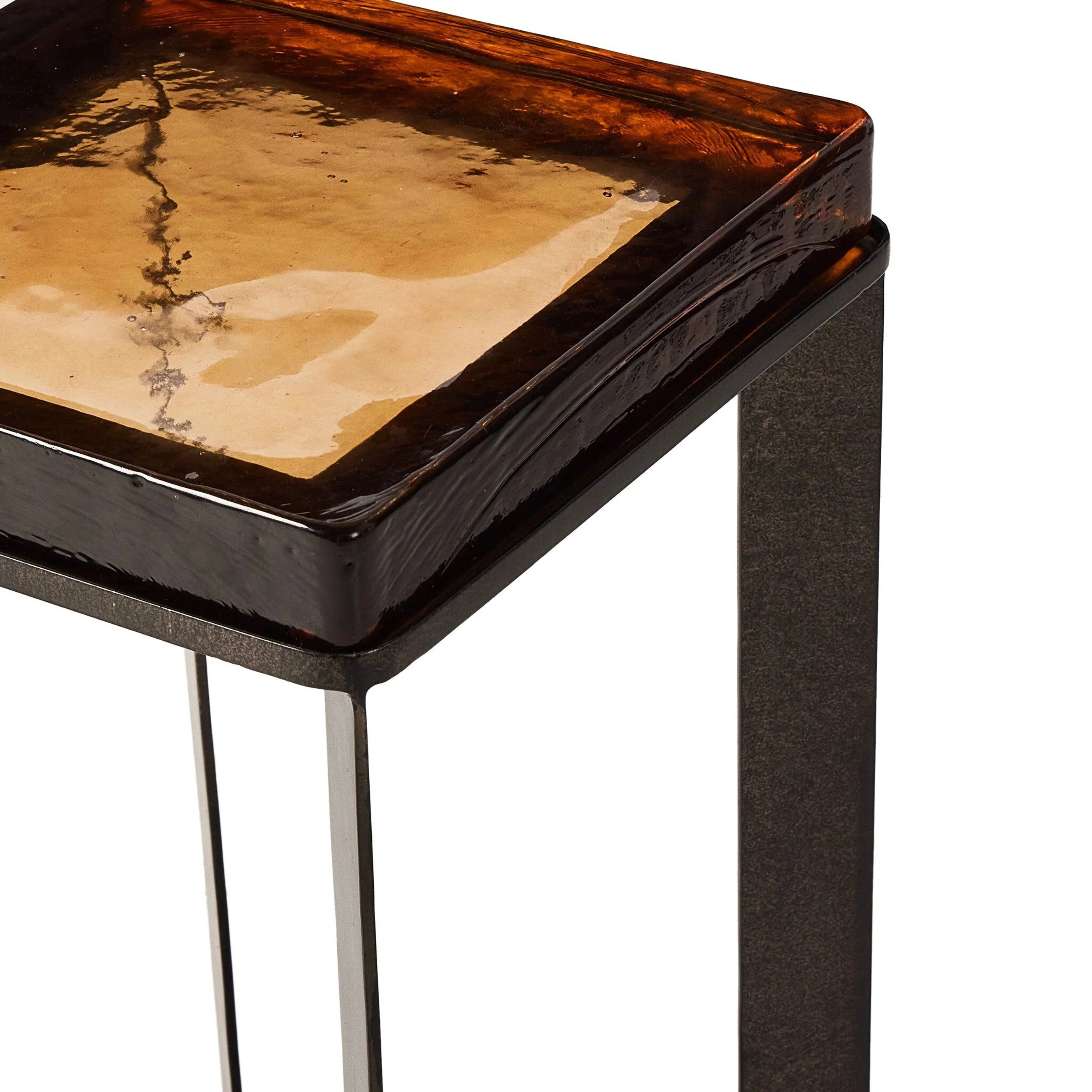 Lennie Cast Glass End Table - Image 10