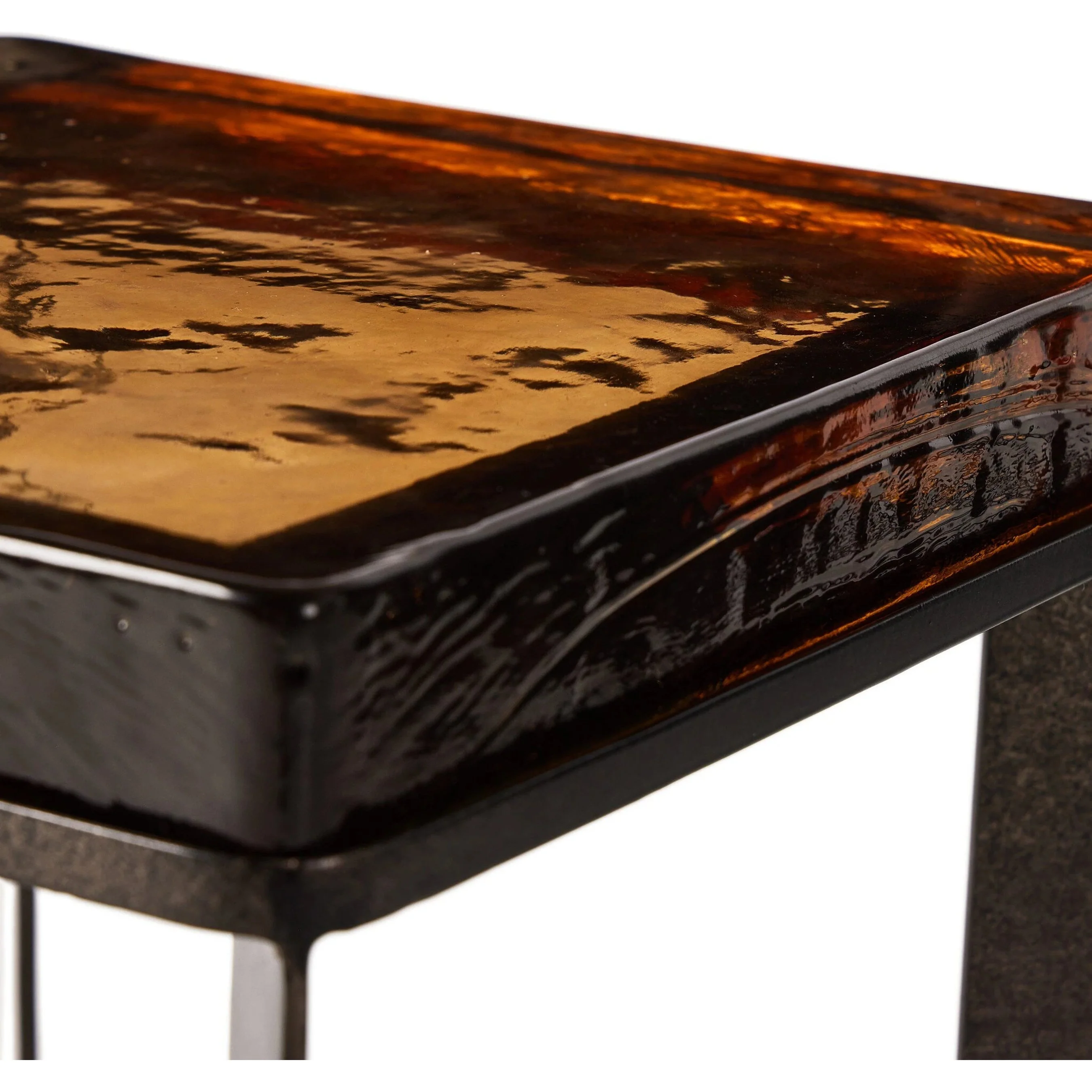 Lennie Cast Glass End Table - Image 11