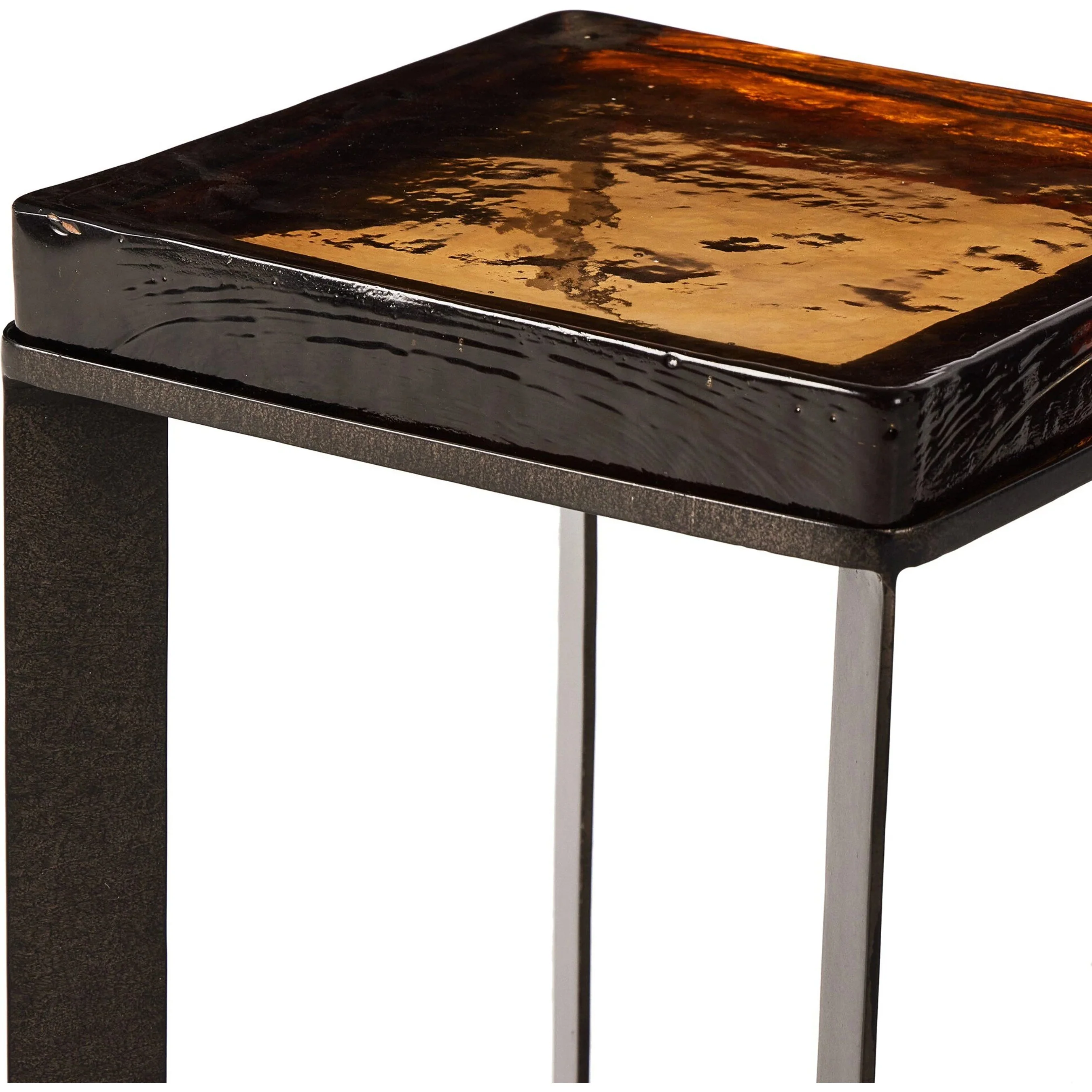Lennie Cast Glass End Table - Image 12