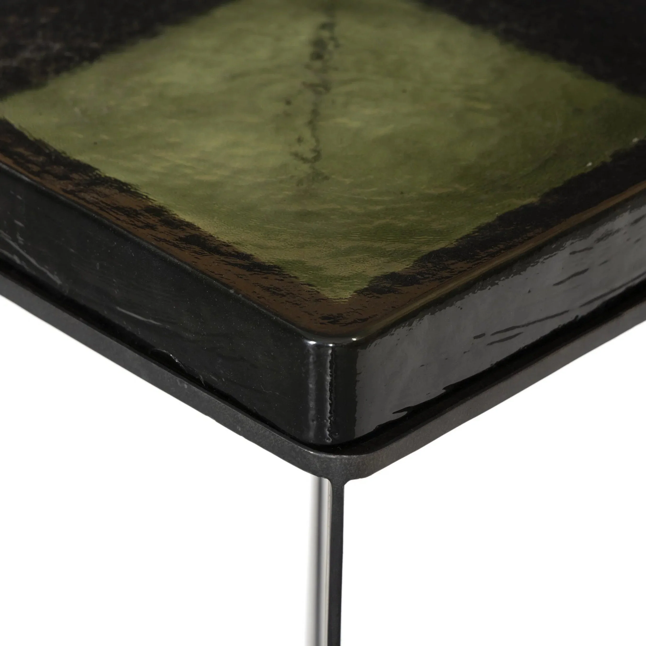 Lennie Cast Glass End Table - Image 14
