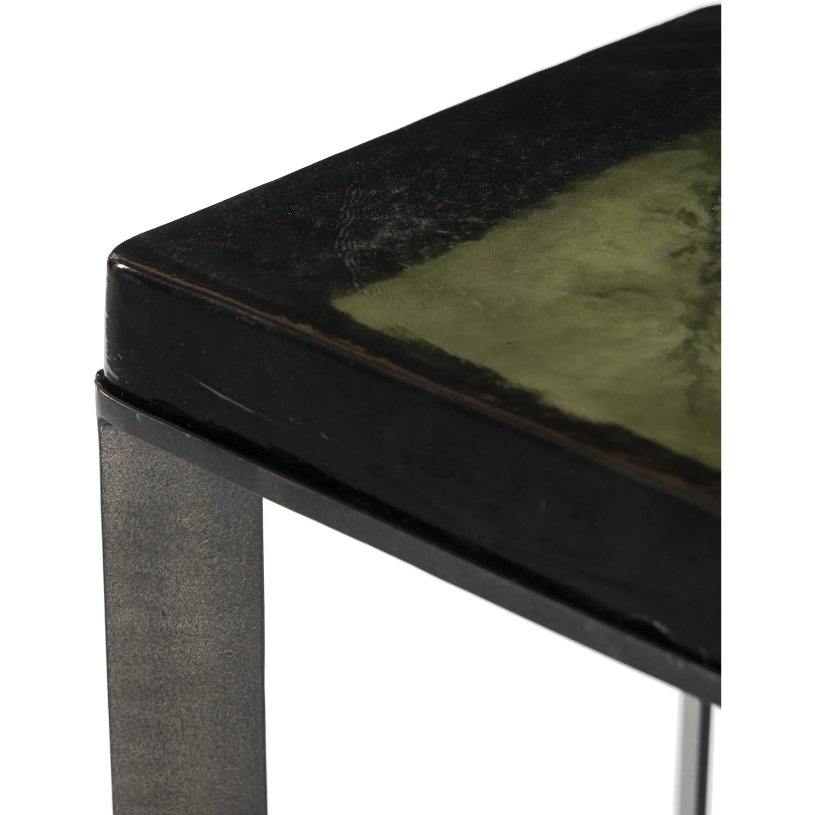 Lennie Cast Glass End Table - Image 15
