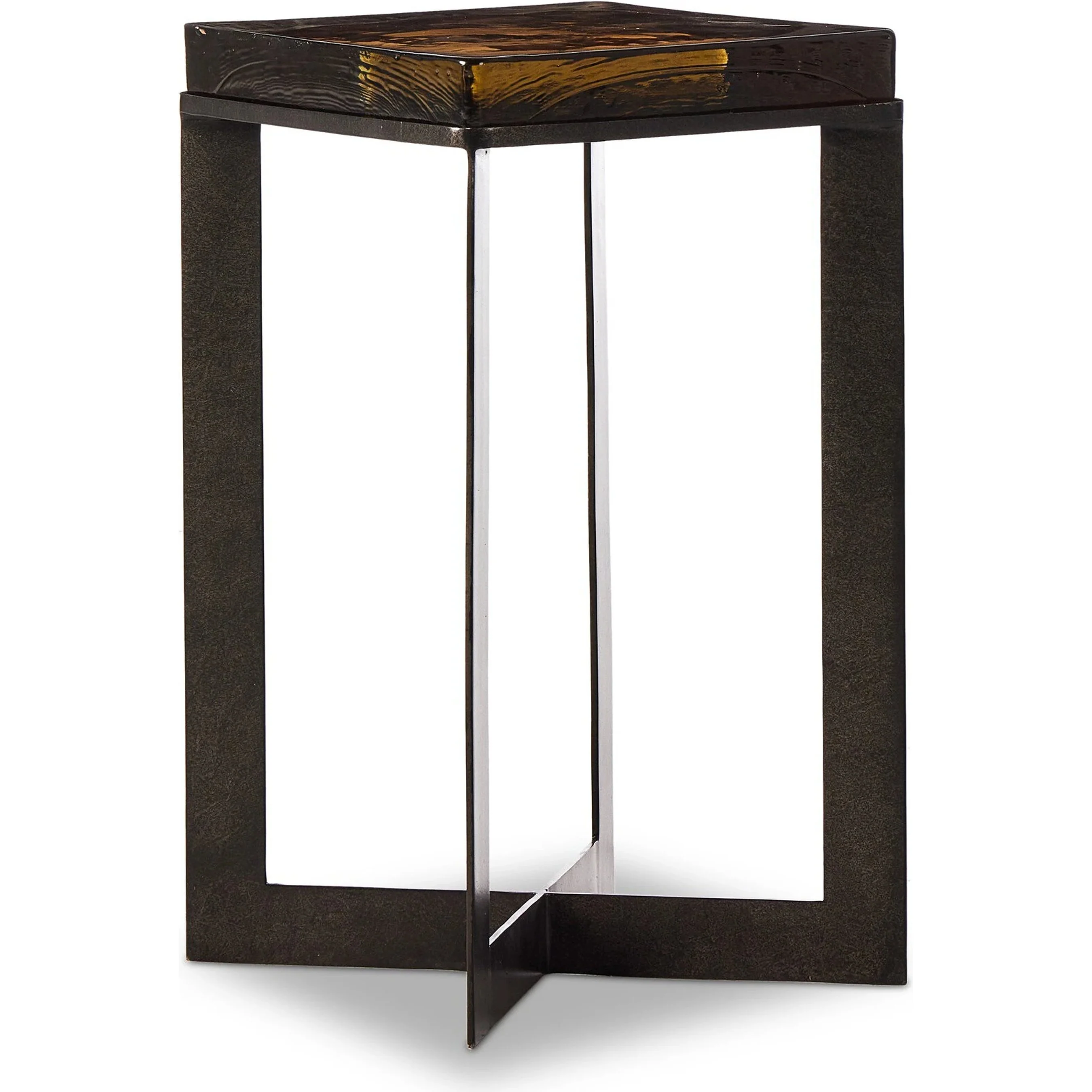 Lennie Cast Glass End Table - Image 5