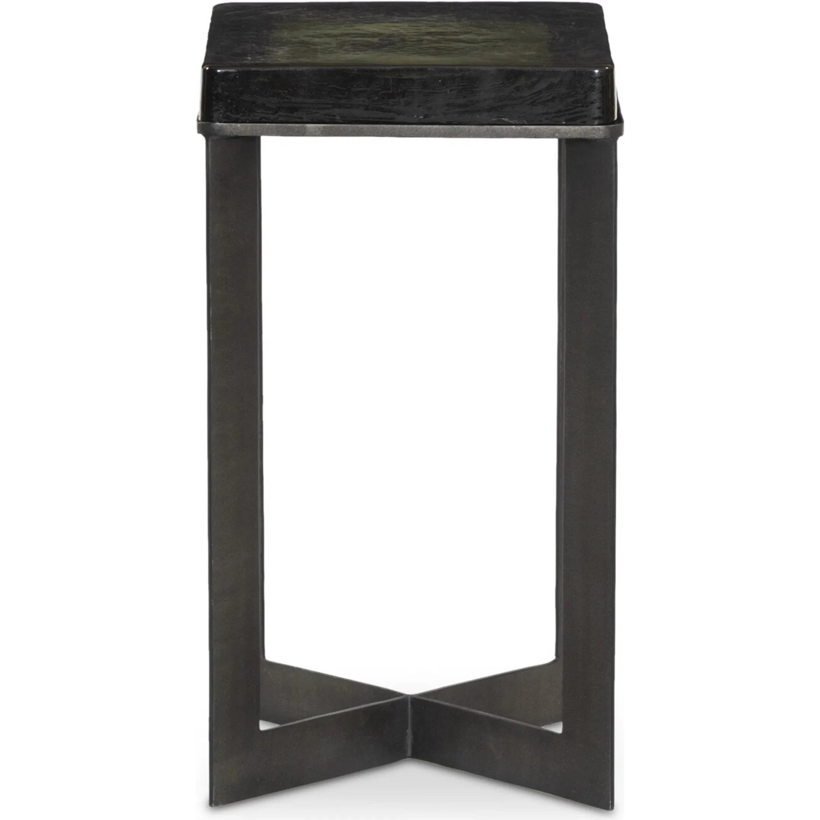 Lennie Cast Glass End Table - Image 6