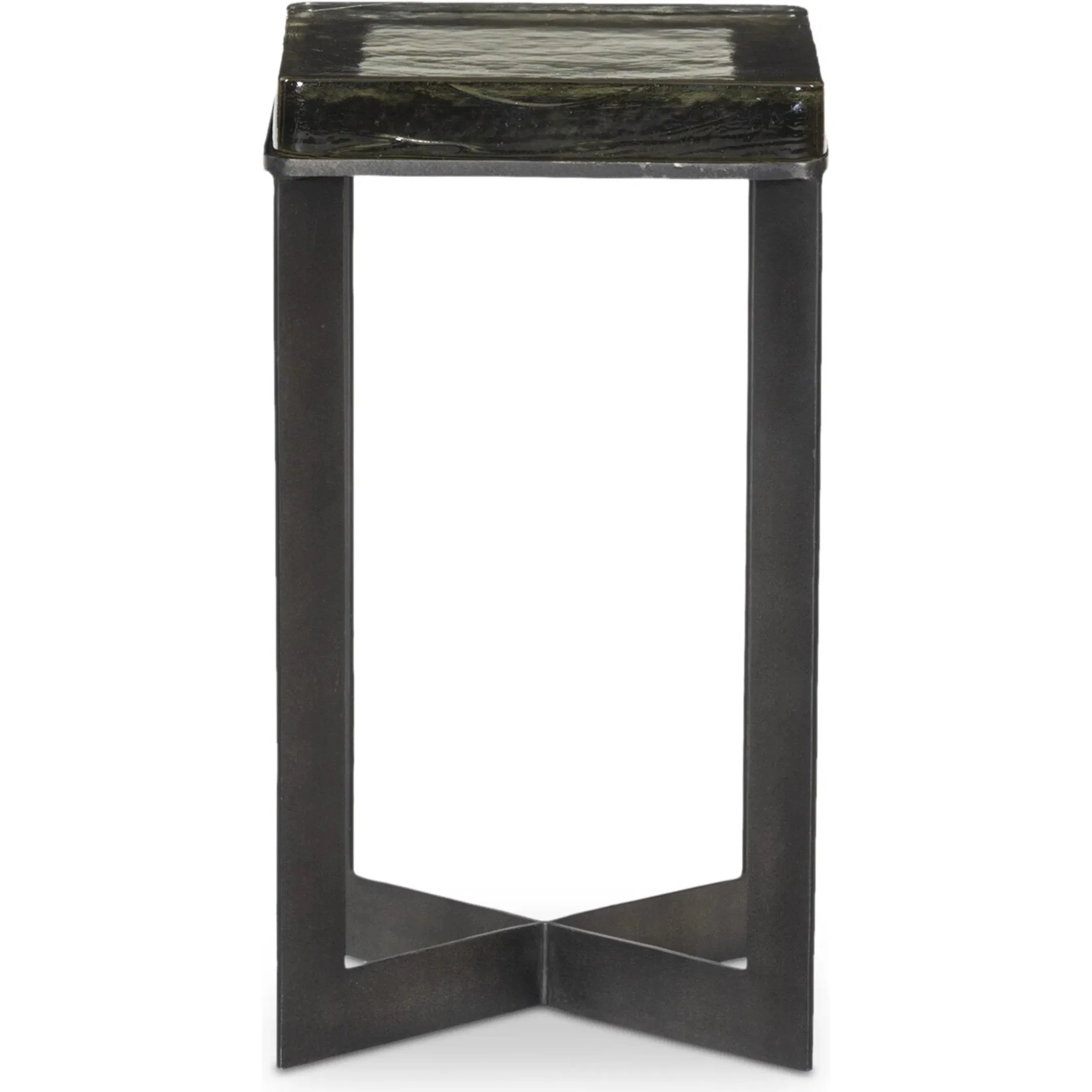 Lennie Cast Glass End Table - Image 7