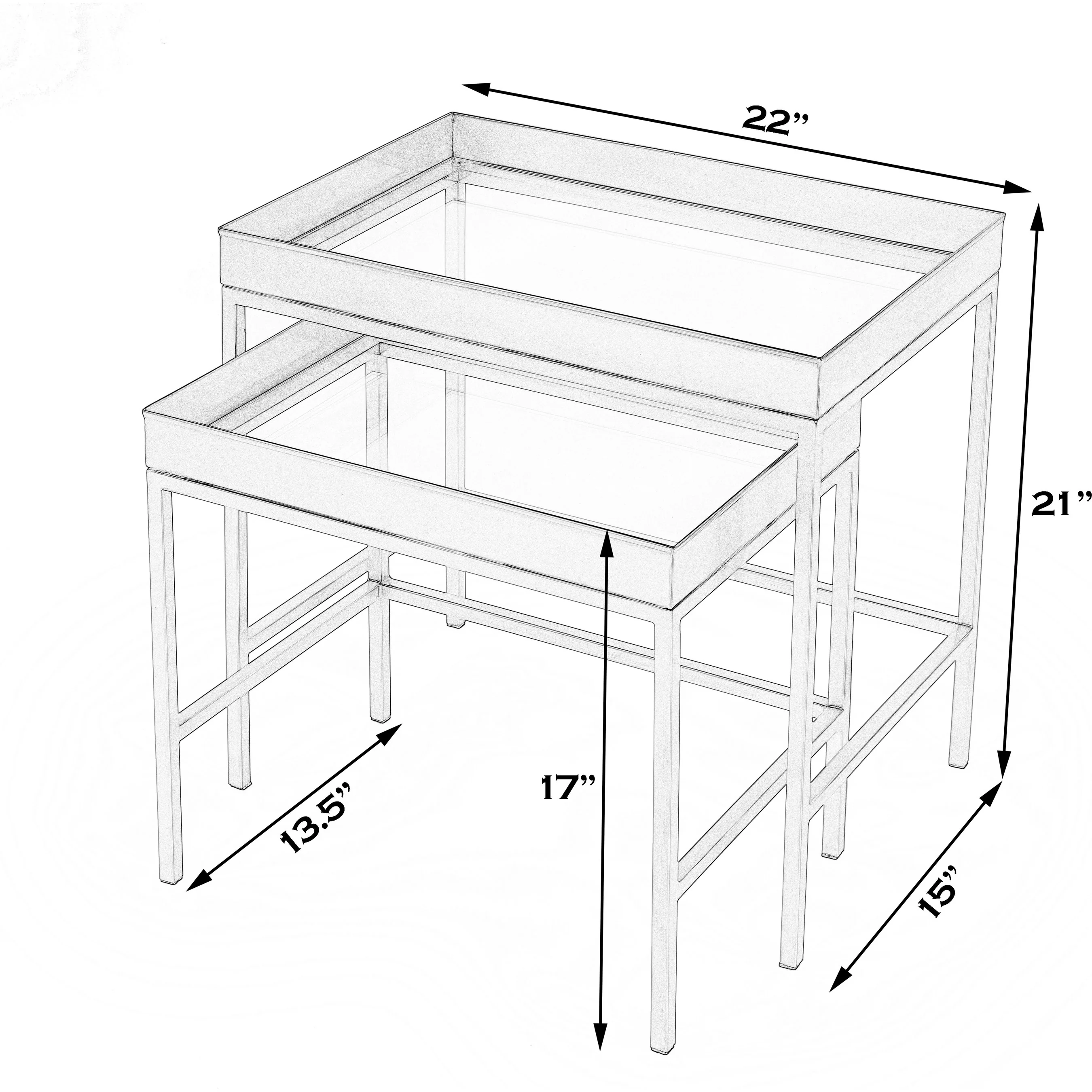Lenny  Nesting Tables - Image 6
