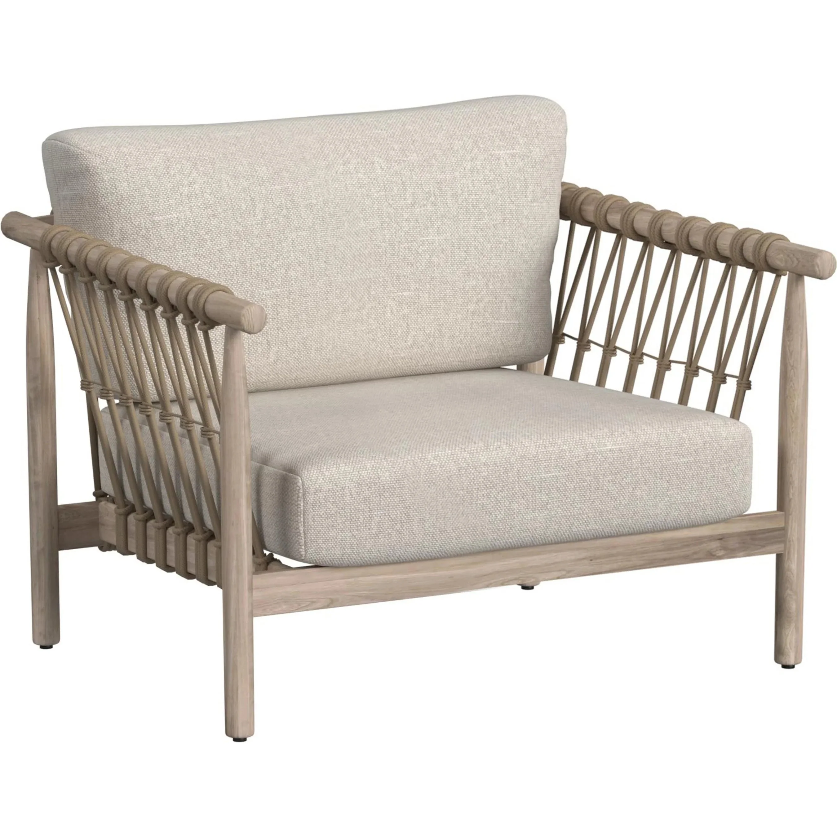 Leo Teak Wood Outdoor Accent Chair