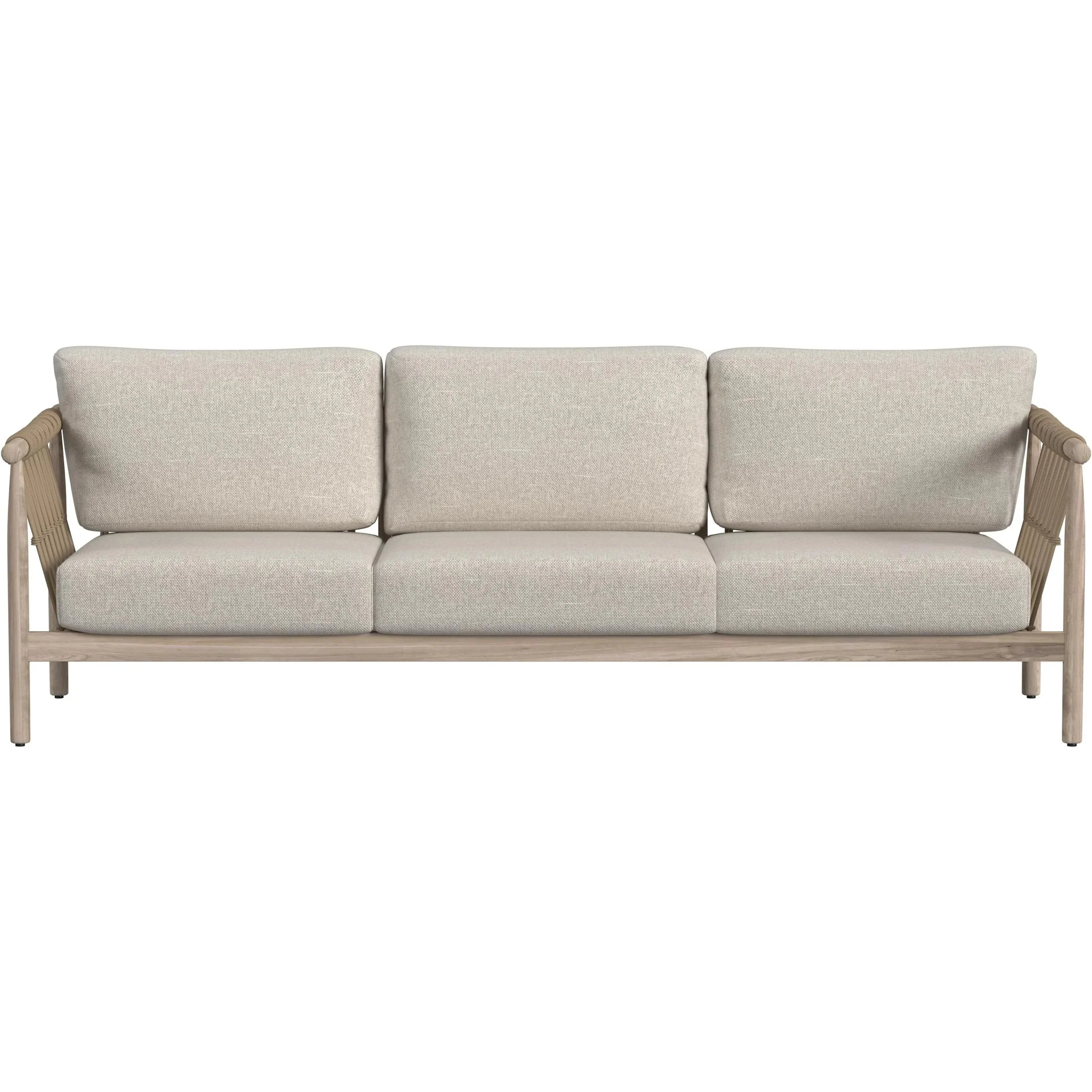 Leo Teak Wood Outdoor Sofa - Image 2