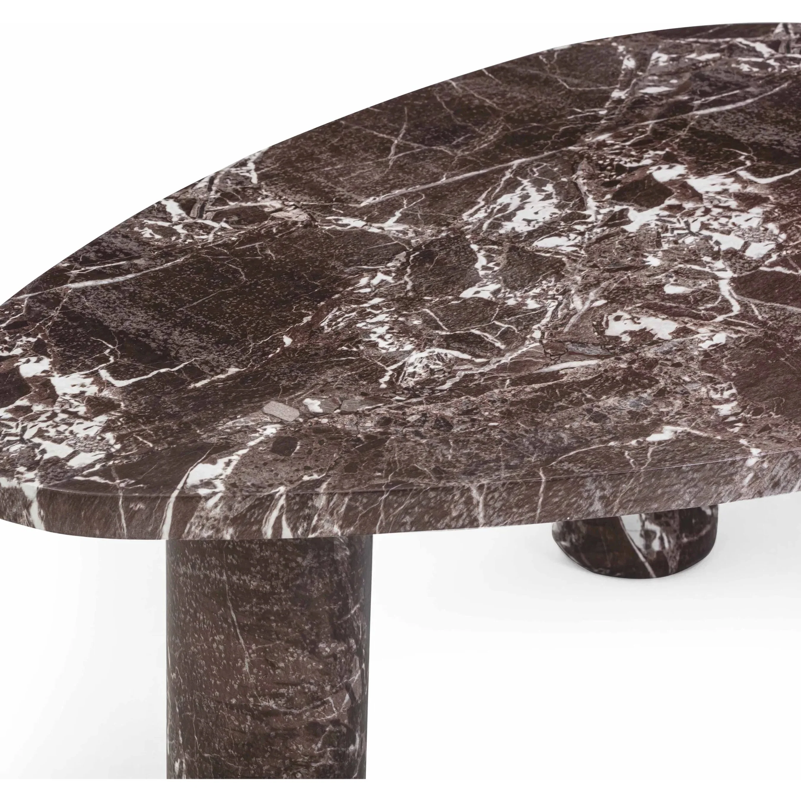 Libby 2-Piece Faux Marble Nesting Coffee Table Set - Image 2