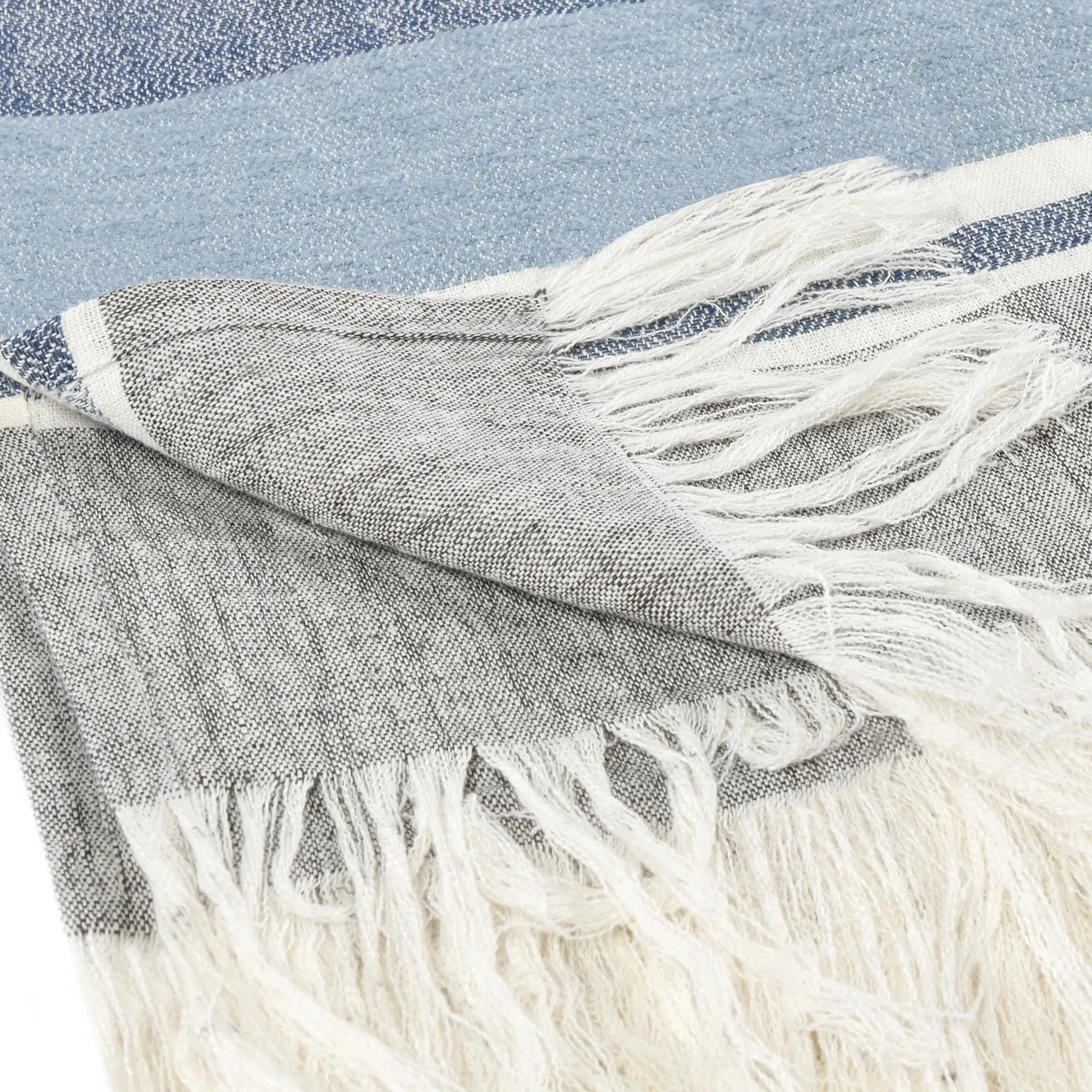 Lima Belgian Linen Throw Blanket - Image 4