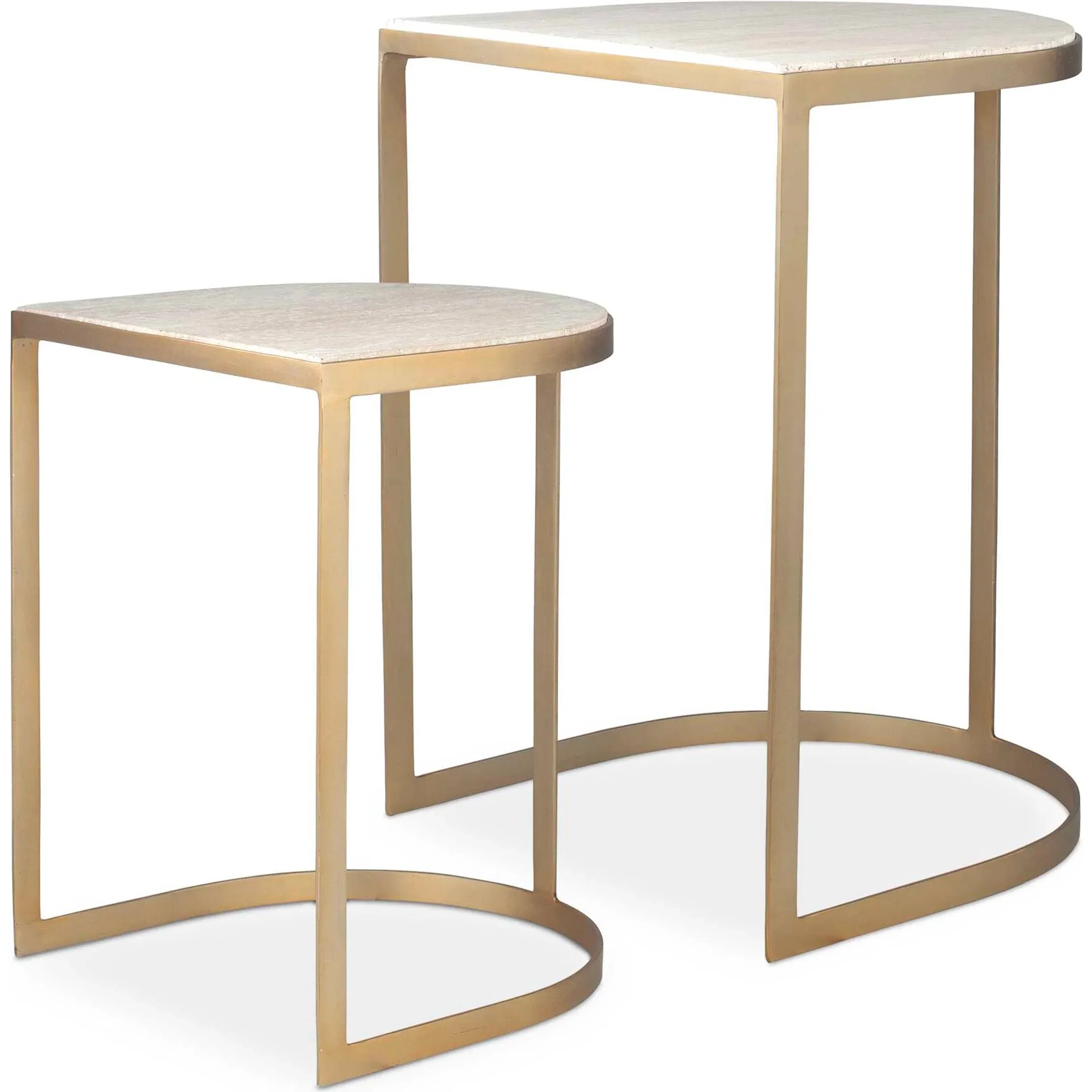 Lindon Travertine Nesting Tables