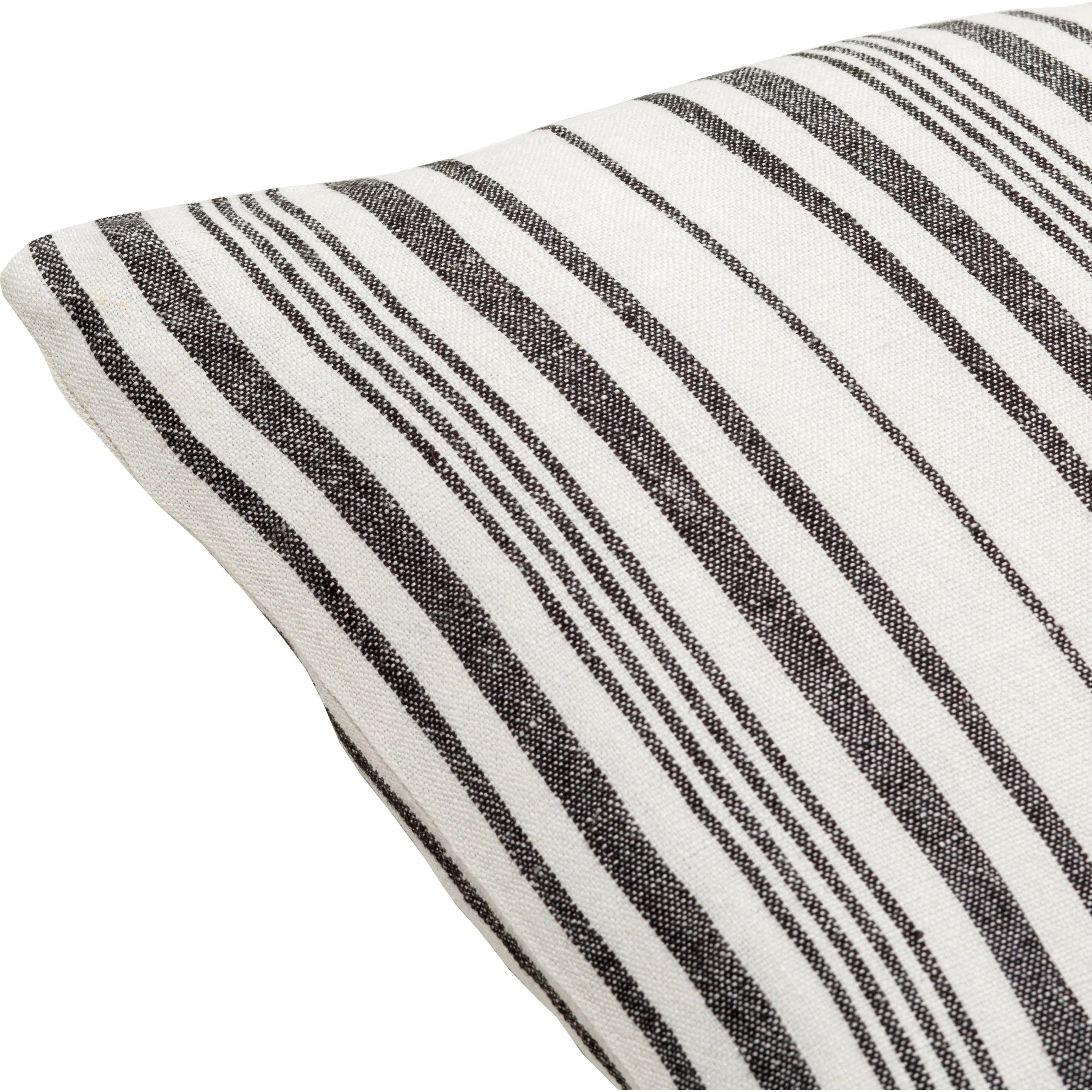 Linen Stripe Buttoned Pillow - 28950 - Image 7
