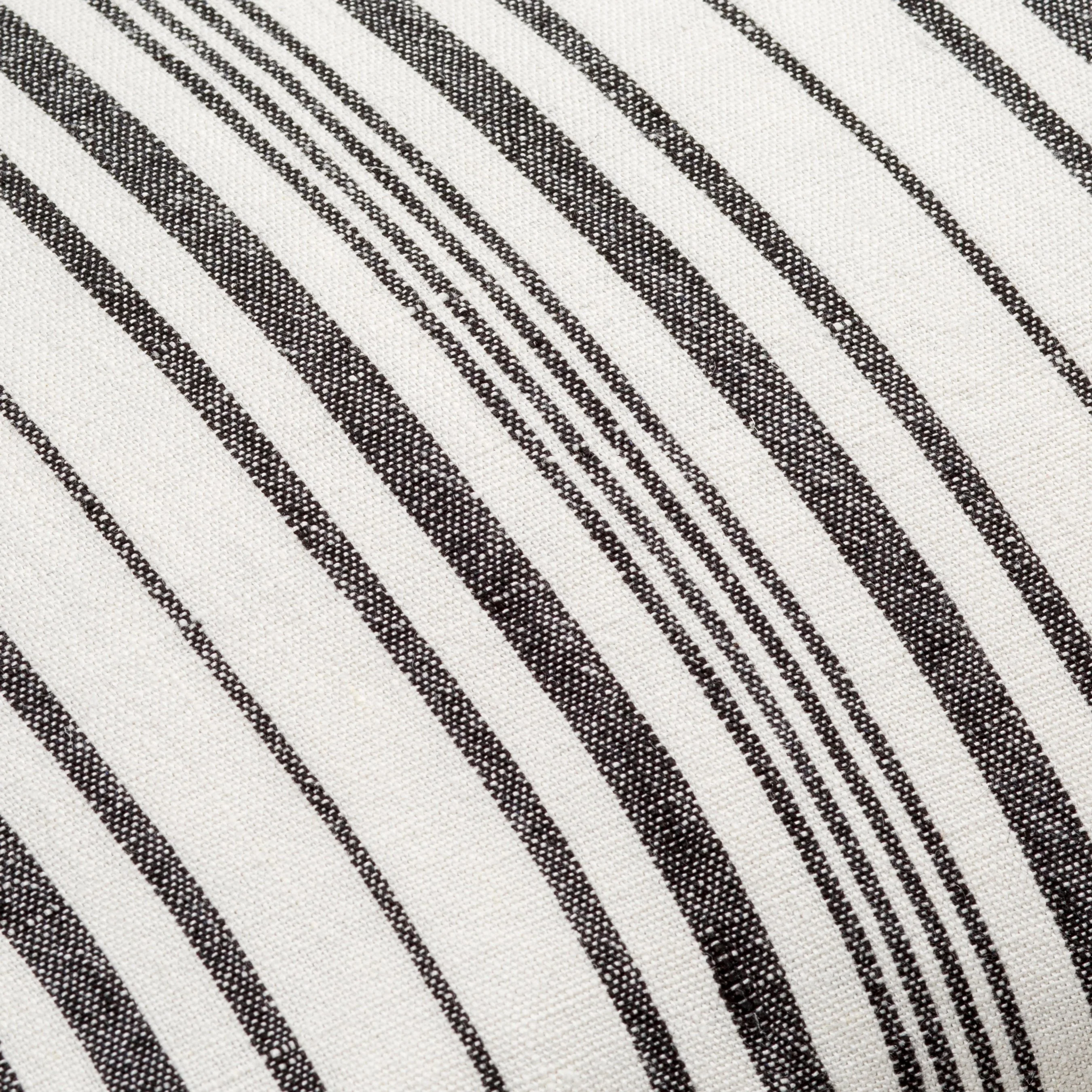 Linen Stripe Buttoned Pillow - 28950 - Image 8