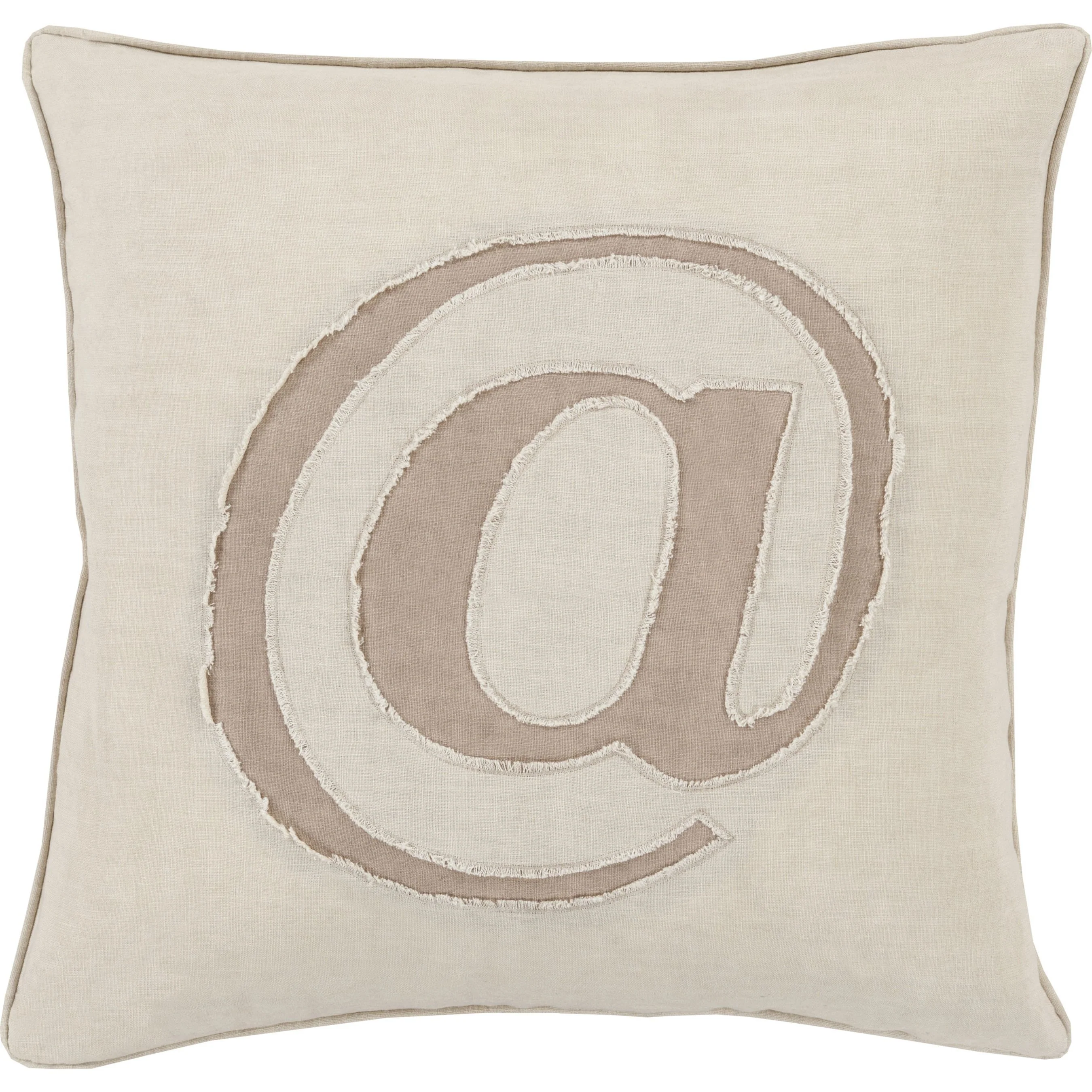 Linen Text Pillow - 6261
