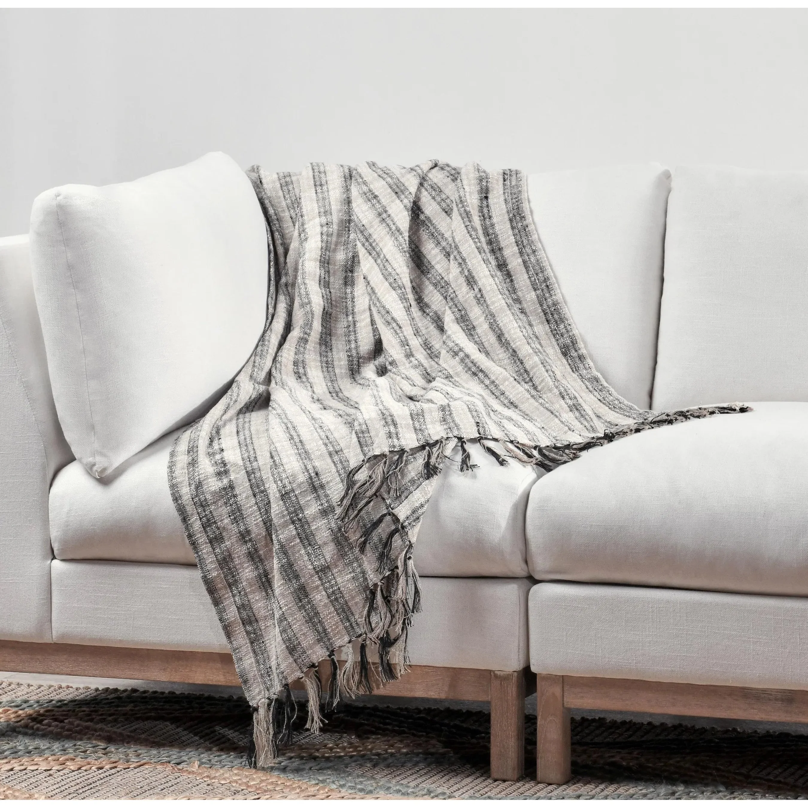 Linna 100% Cotton Throw Blanket - Image 5