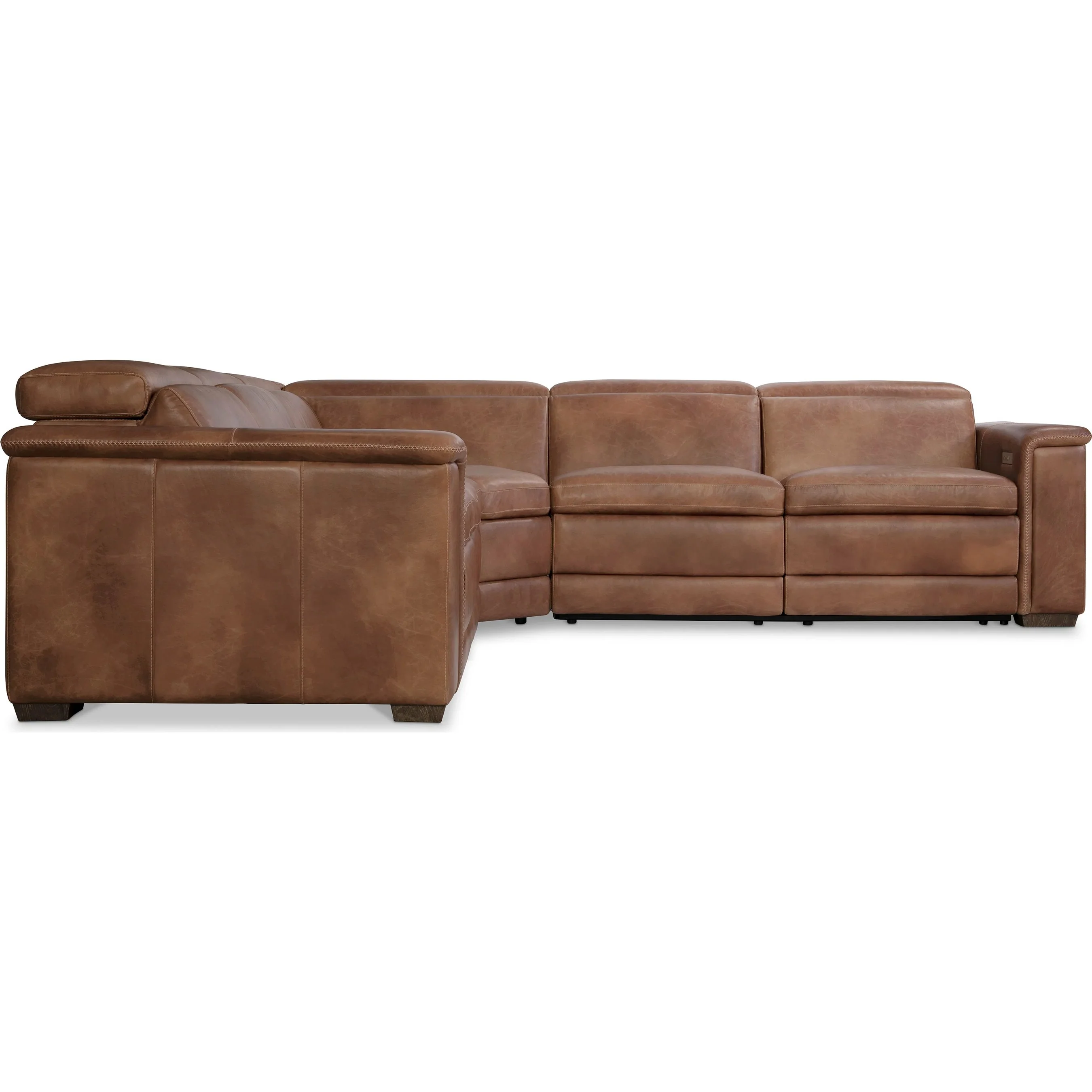 Lioni Leather 3-PIECE Power Motion Sectional - Image 3