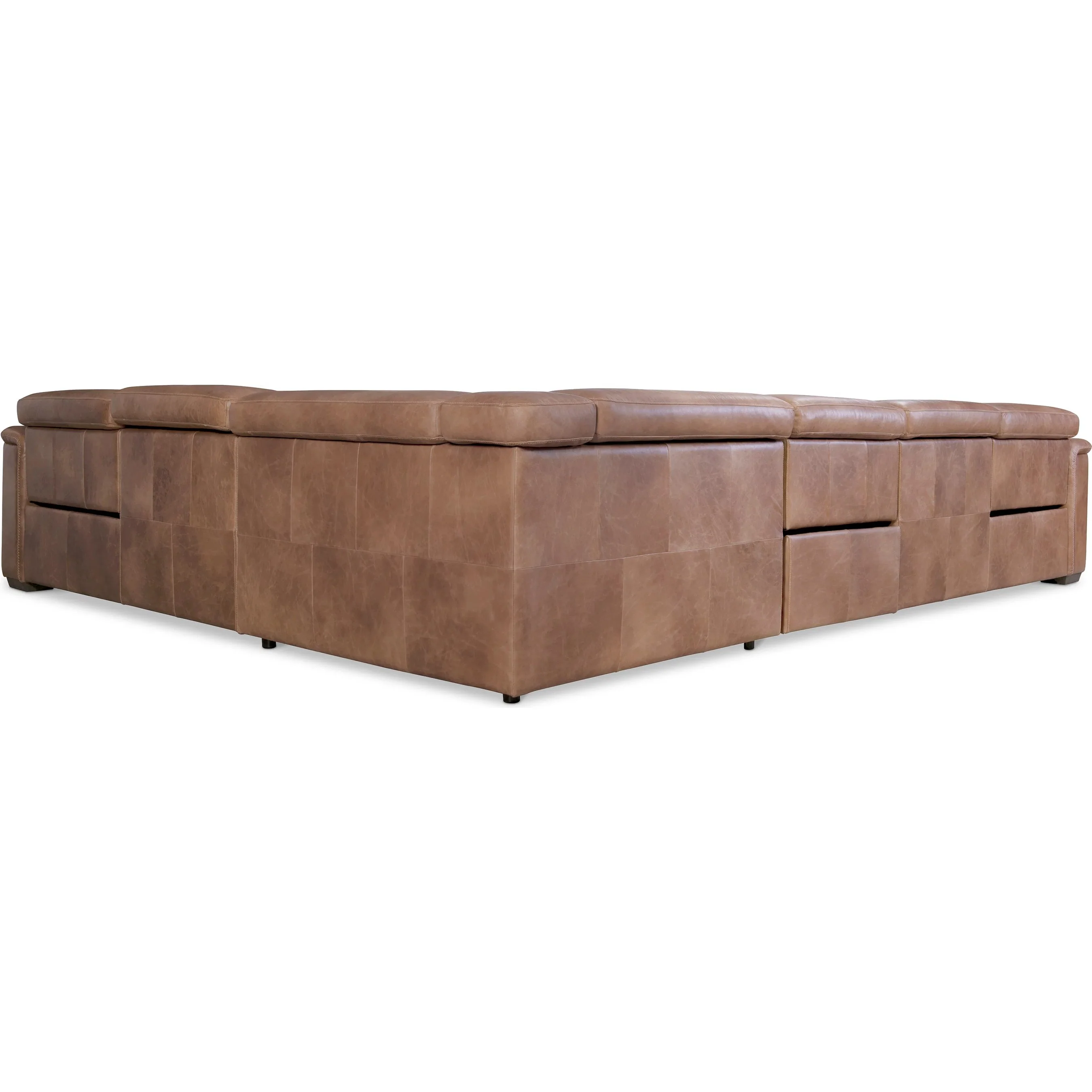 Lioni Leather 4-PIECE Power Motion Sectional - Image 4