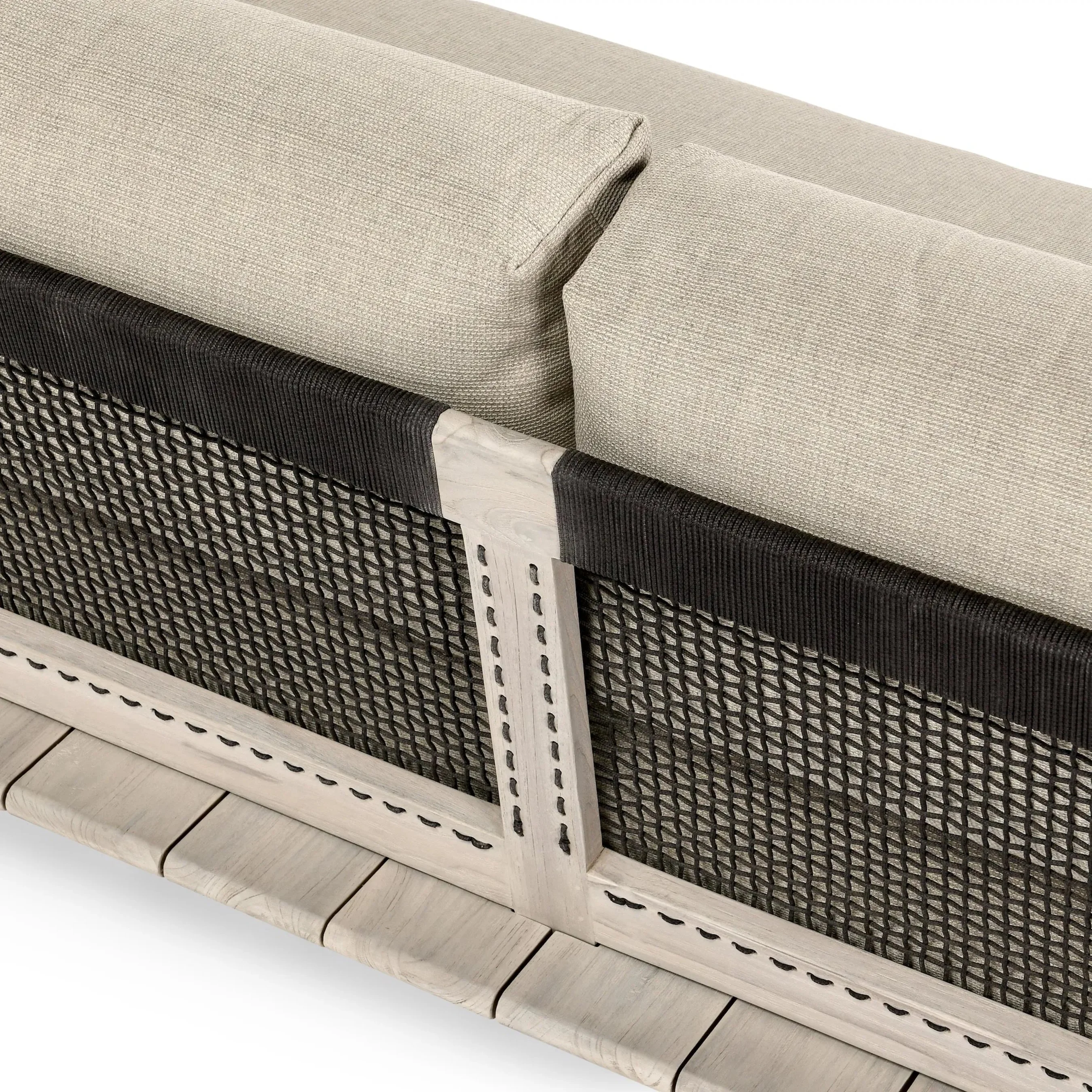 Livia Outdoor Teak Modular Sectional - Image 12