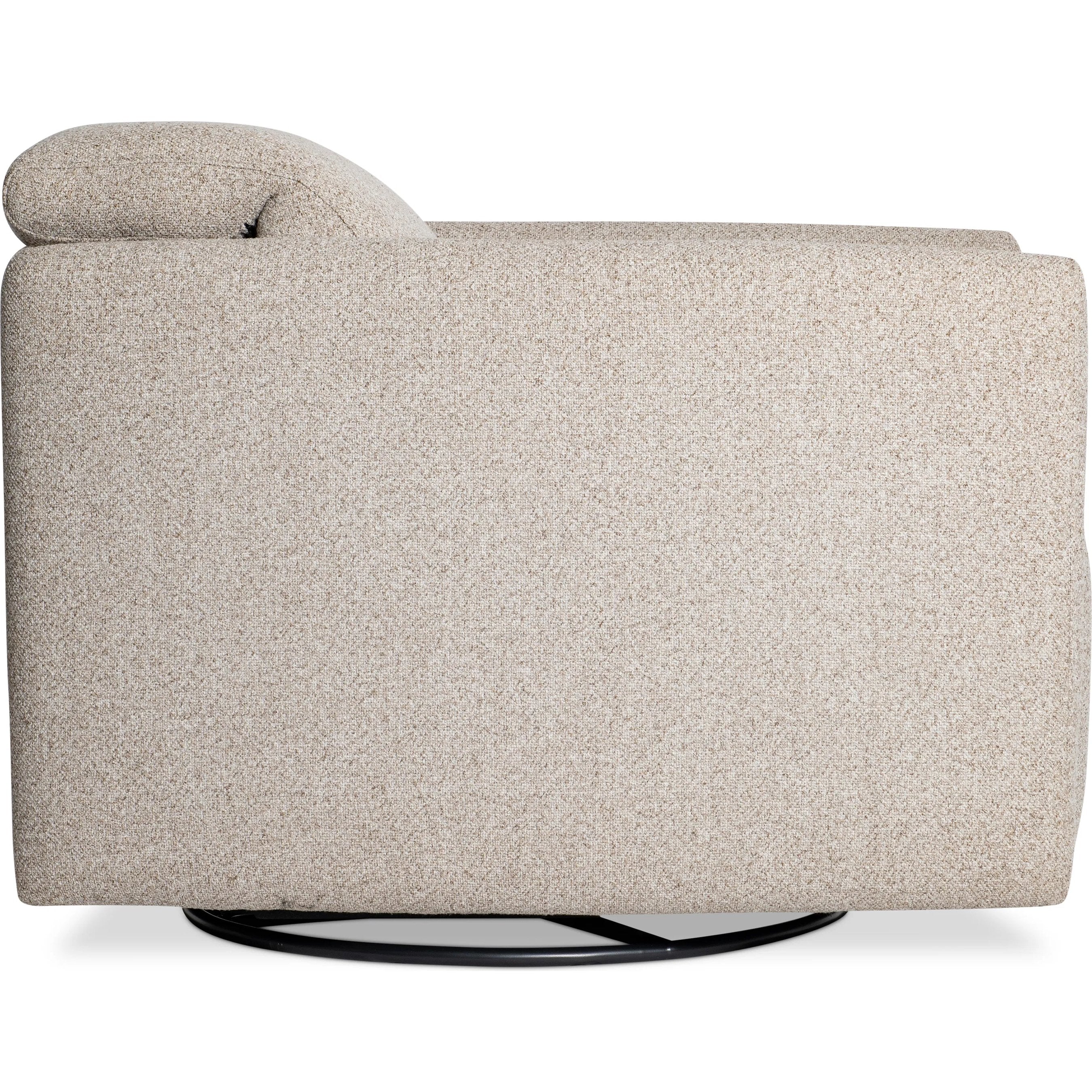 Livvy Fabric Power Motion Swivel Chair - Image 4