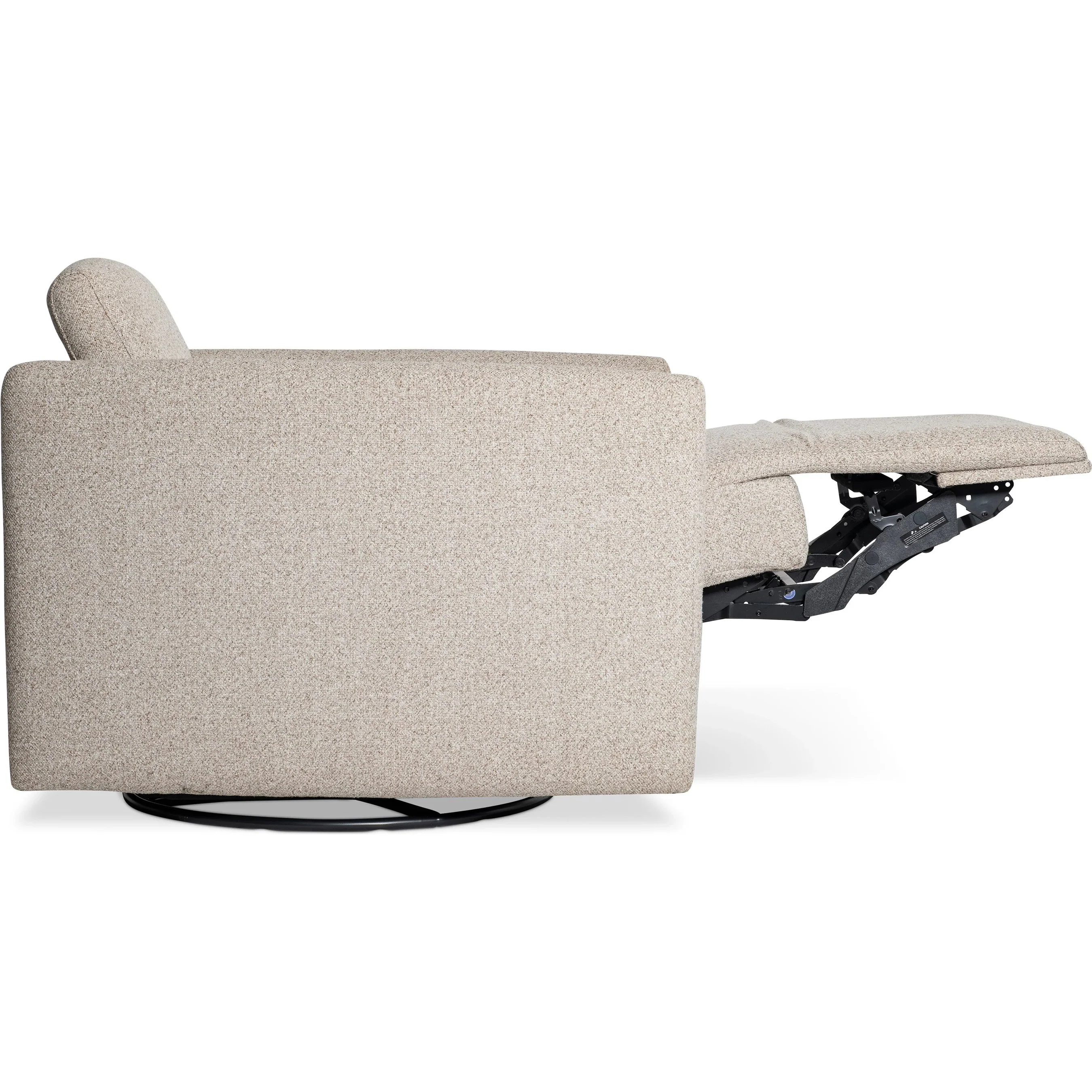 Livvy Fabric Power Motion Swivel Chair - Image 5