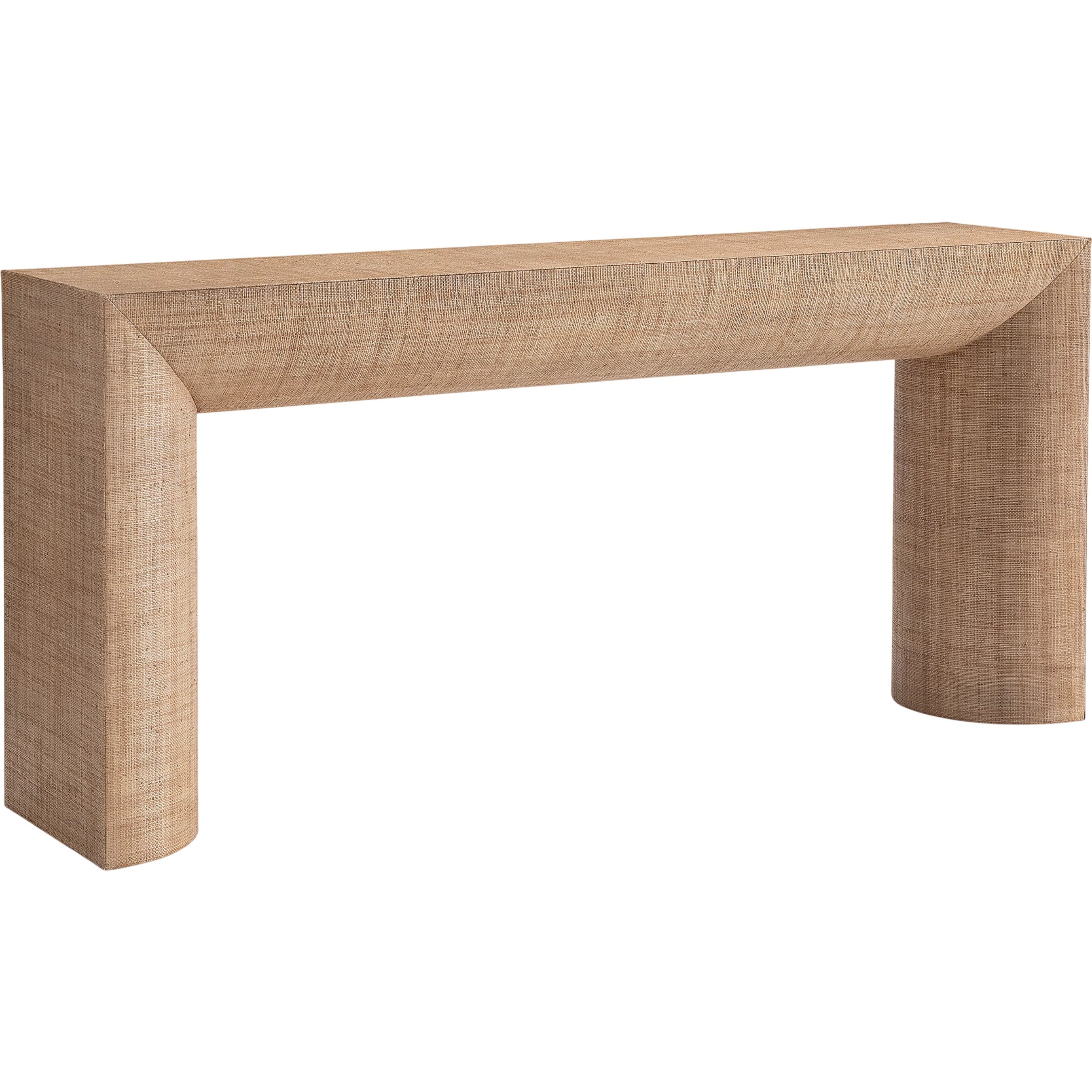 Loft Brasea Woven Console Table