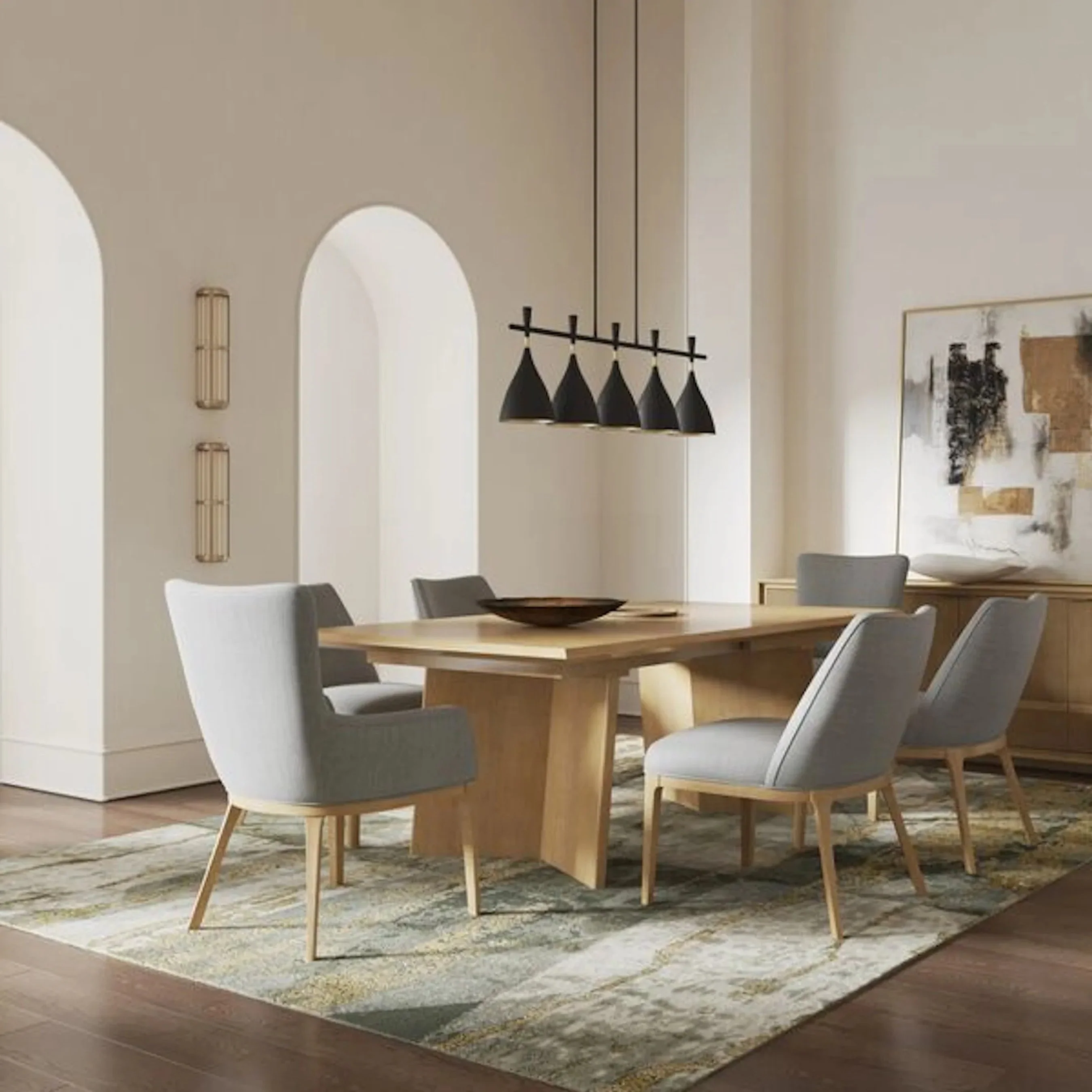 Loft Rectangular Dining Table - Image 5