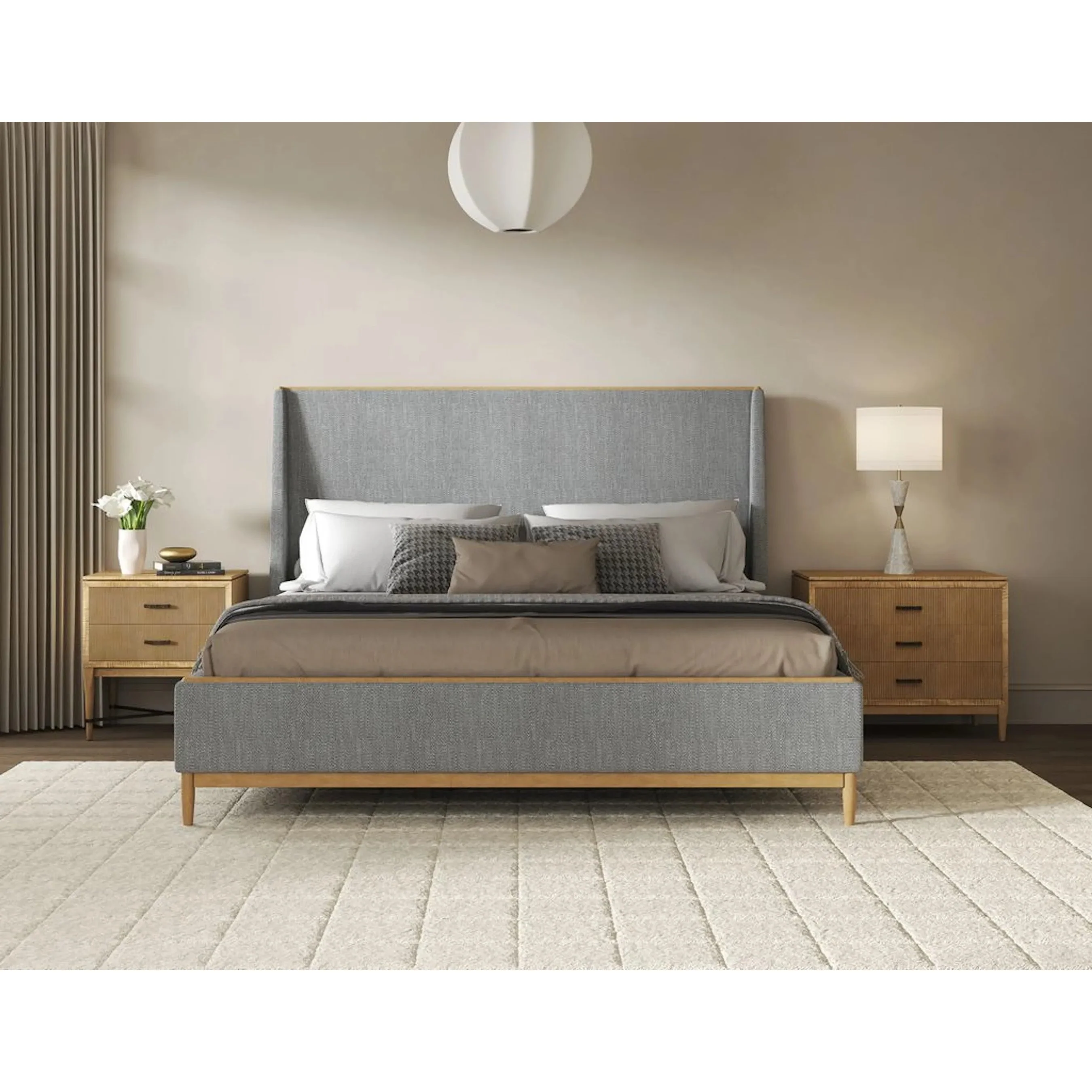 Loft Reeded Bedside Chest - Image 7