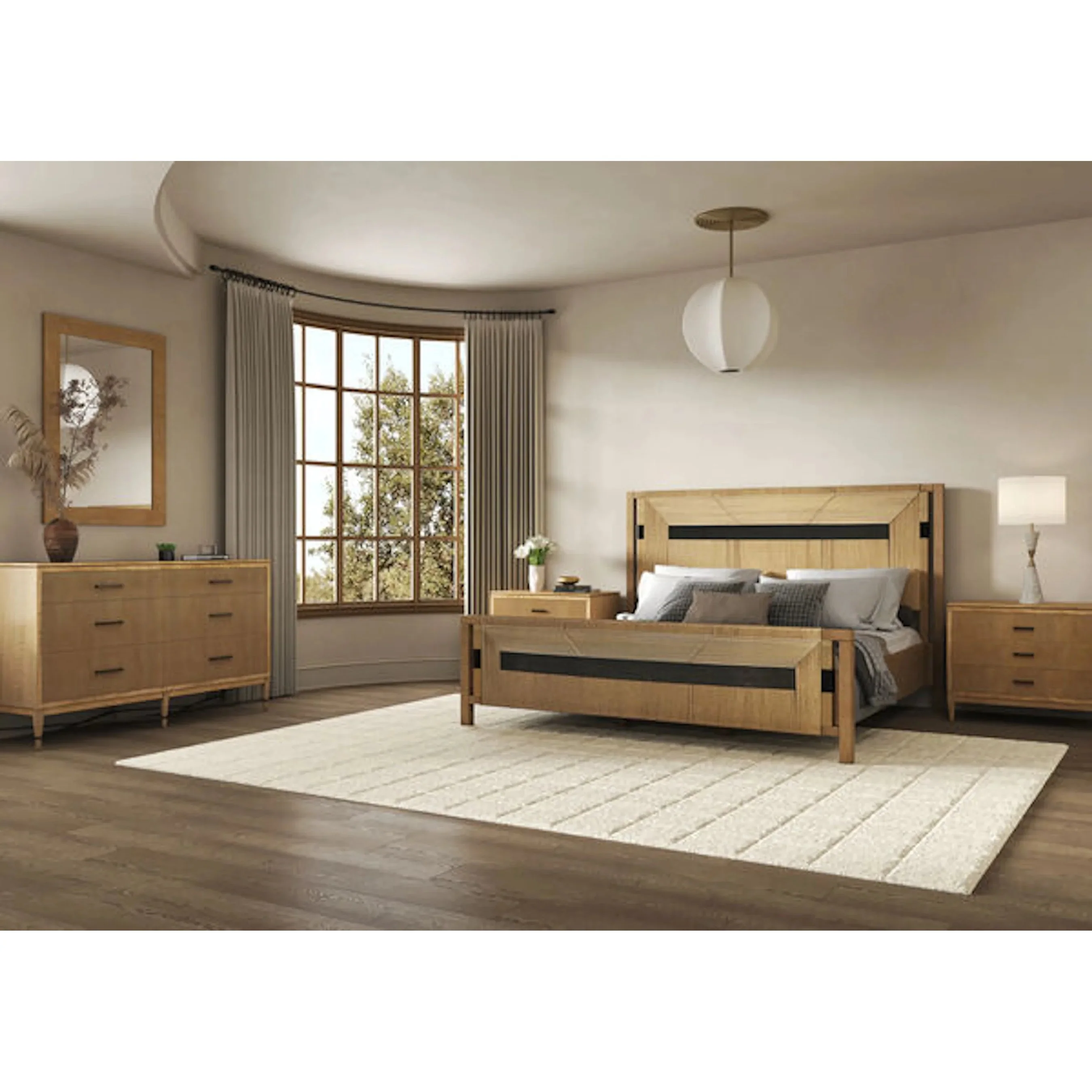 Loft Reeded Bedside Chest - Image 9