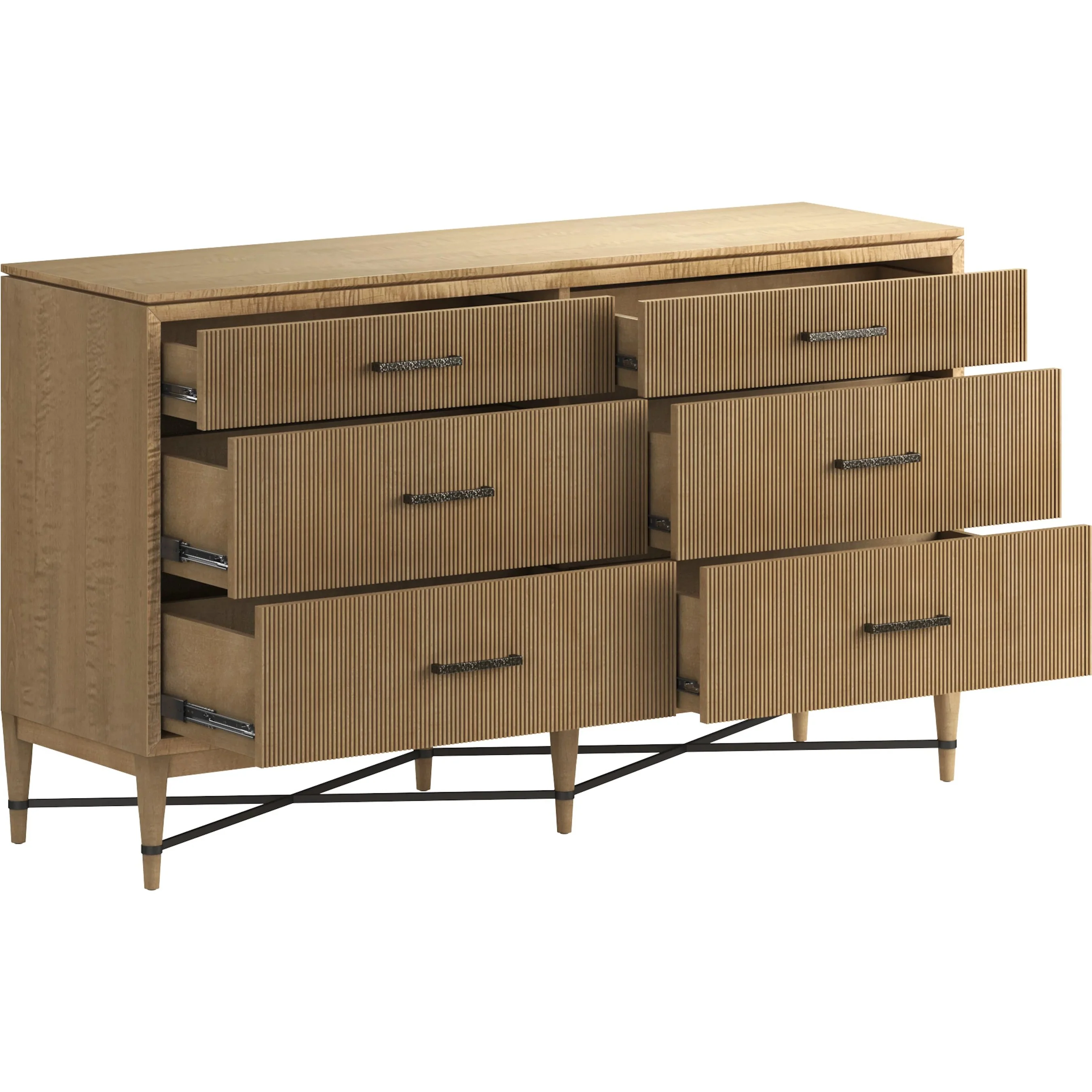 Loft Reeded Dresser - Image 2