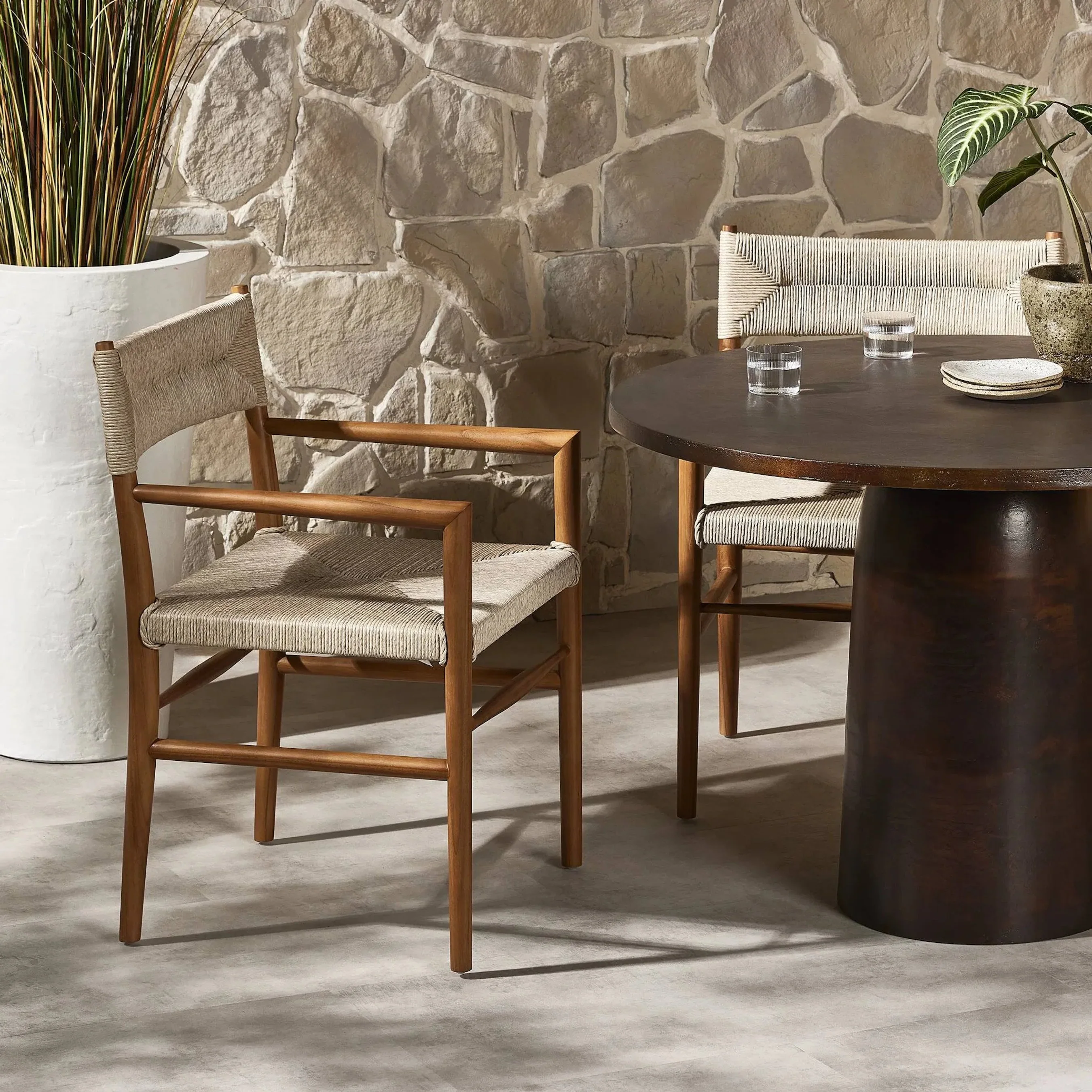 Lomas Outdoor Dining Armchair - Image 25