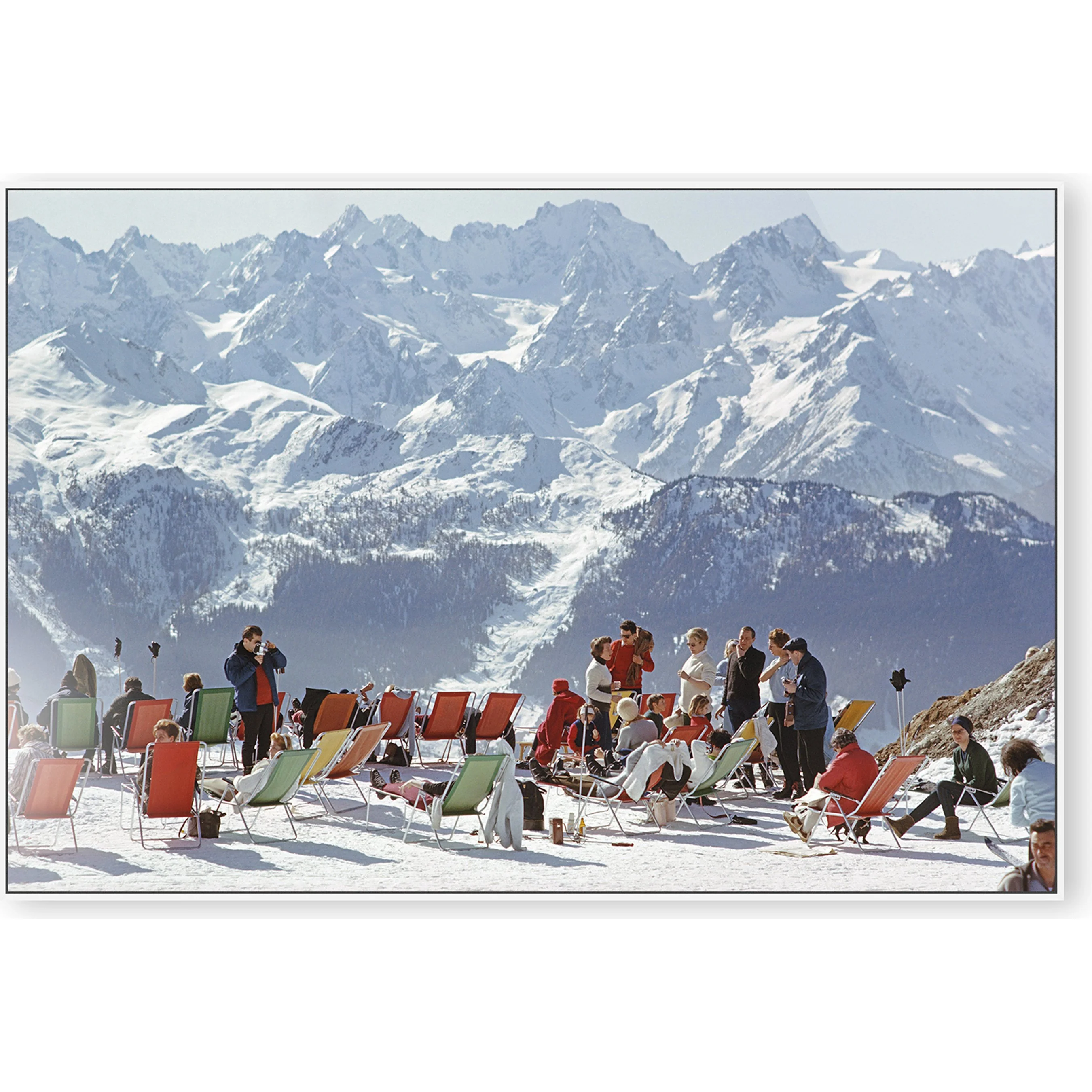 Lounging in Verbier by Slim Aarons