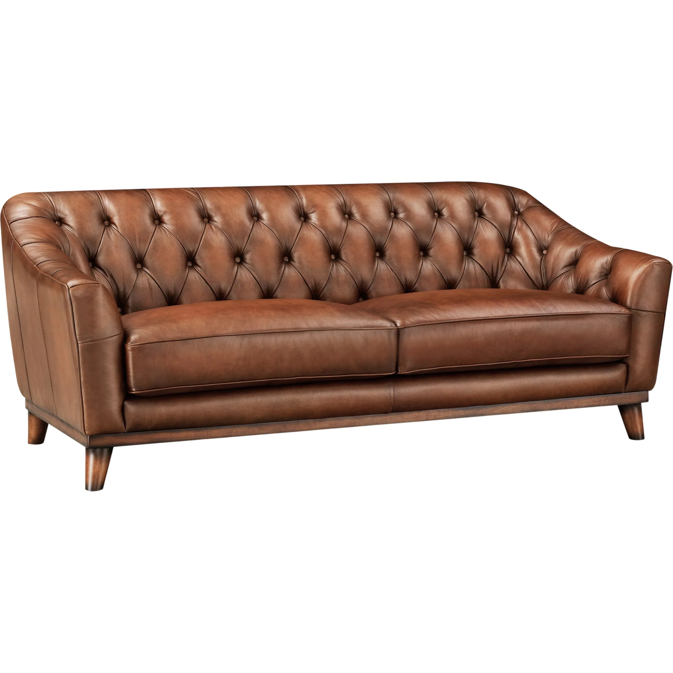 Lowell 3-Seat Leather Sofa