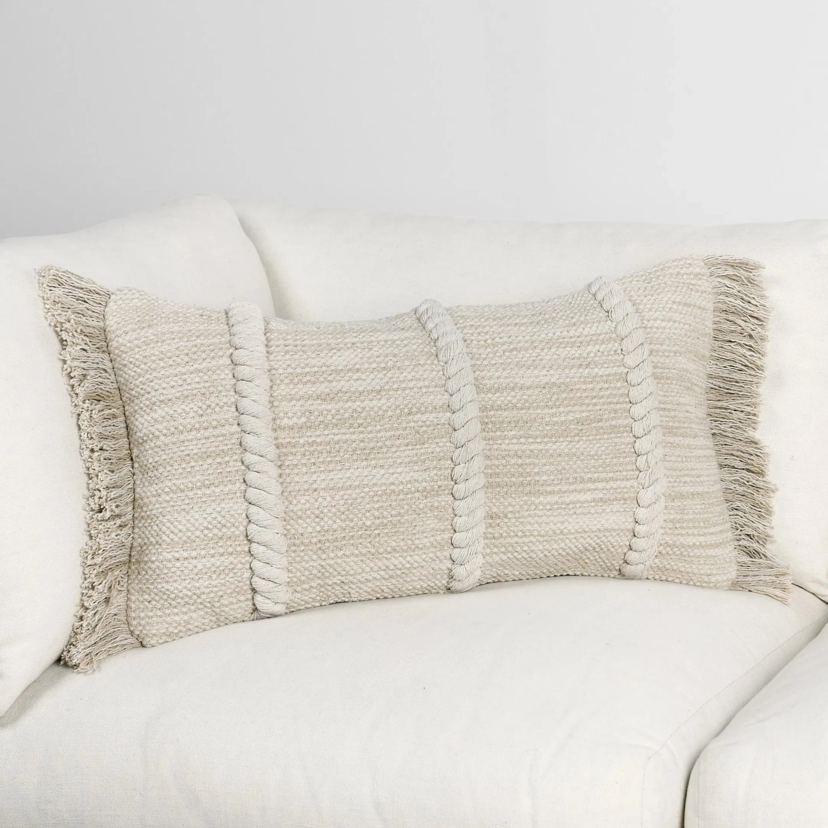 Lucera Woven Fabric Throw Pillow - Image 14