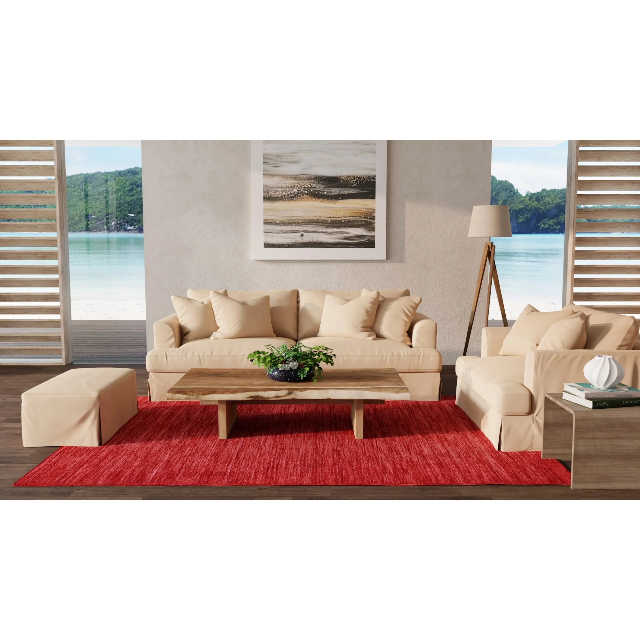 Luna Solid Rug - 8049F - Image 110