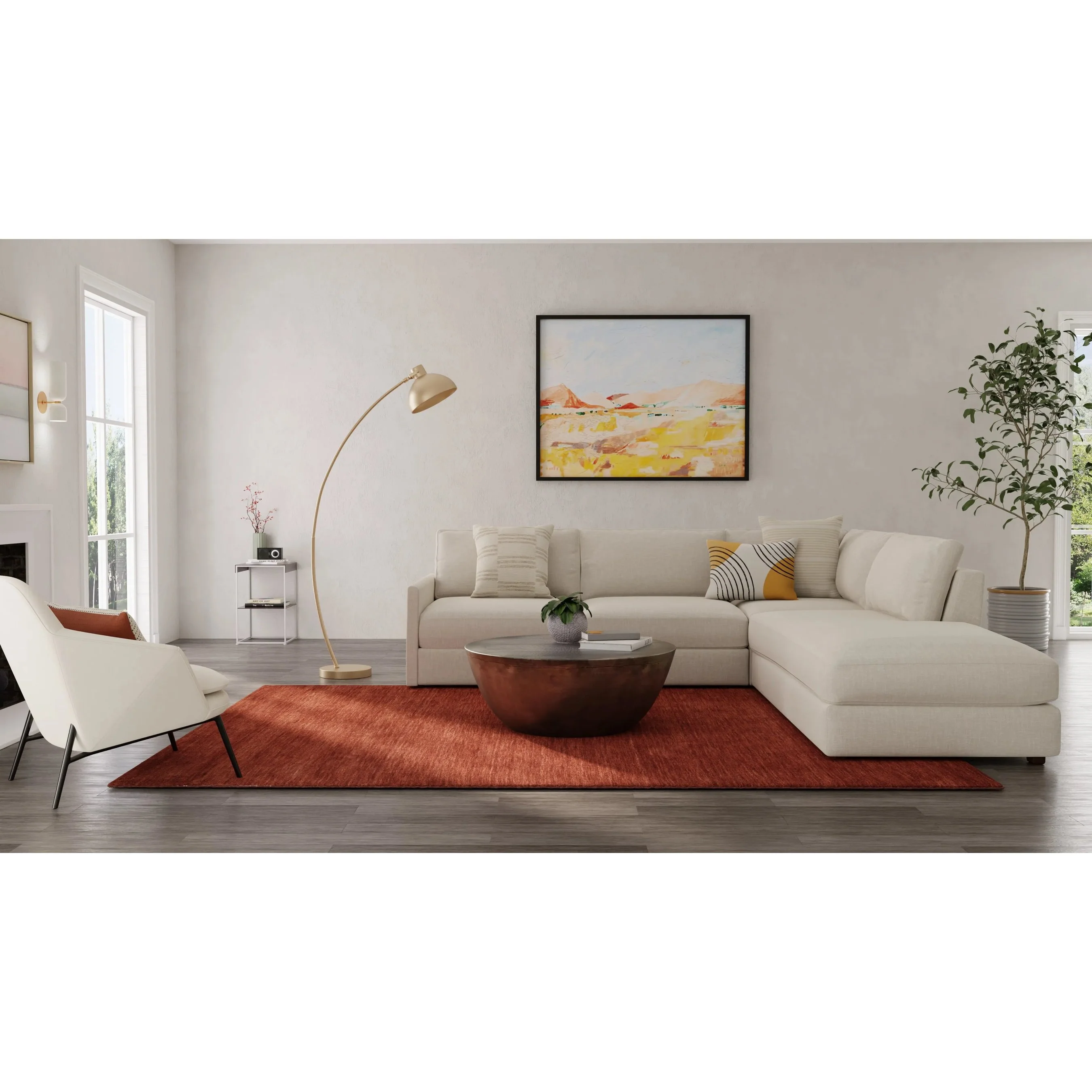 Luna Solid Rug - 8049F - Image 92