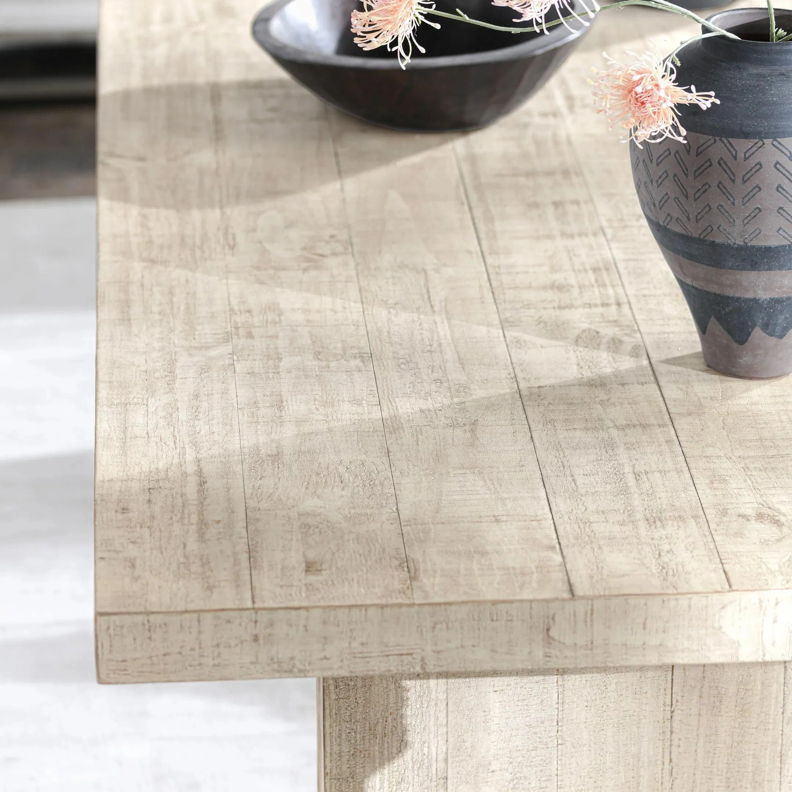 Lynx 94" Reclaimed Pine Wood Dining Table - Image 10