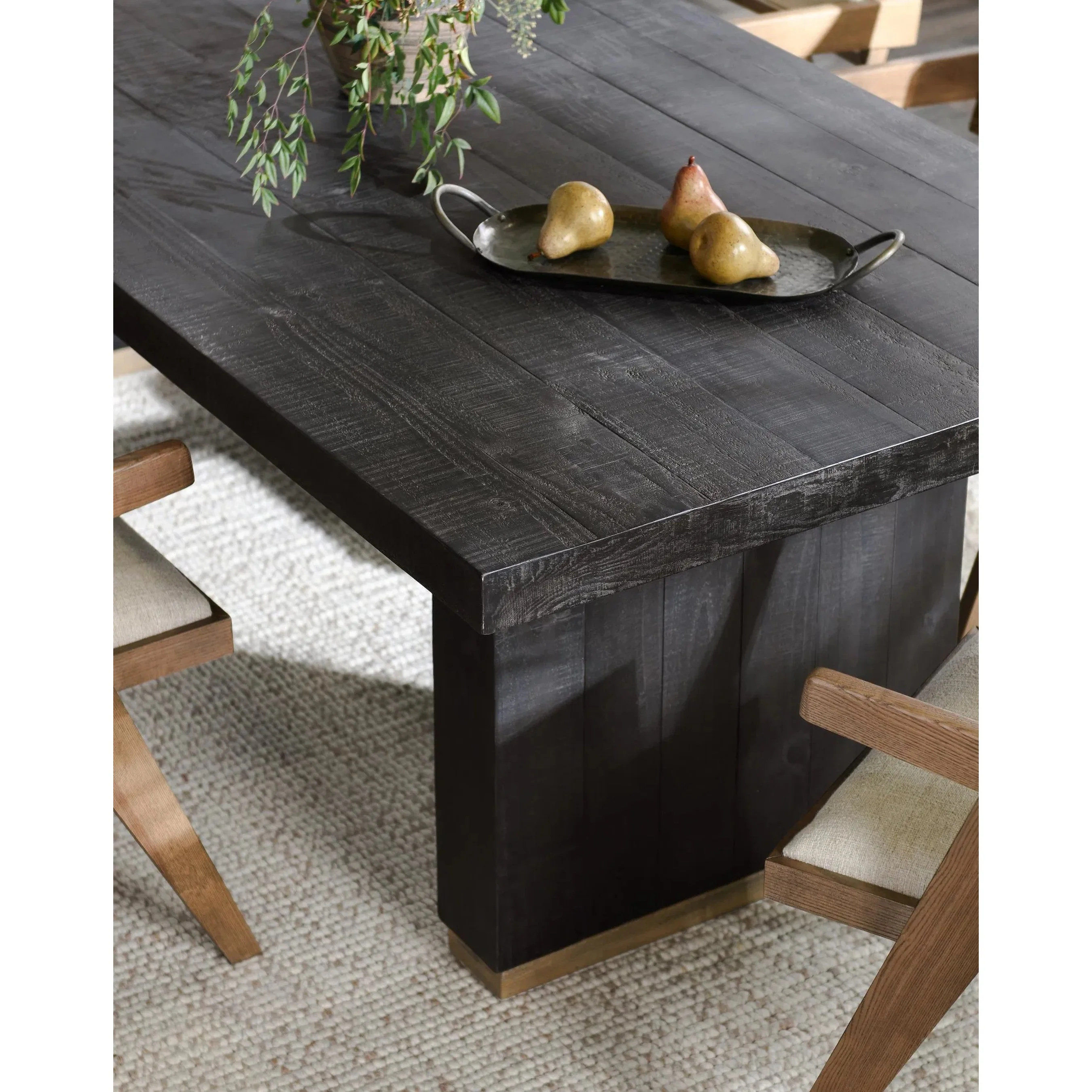 Lynx 94" Reclaimed Pine Wood Dining Table - Image 11