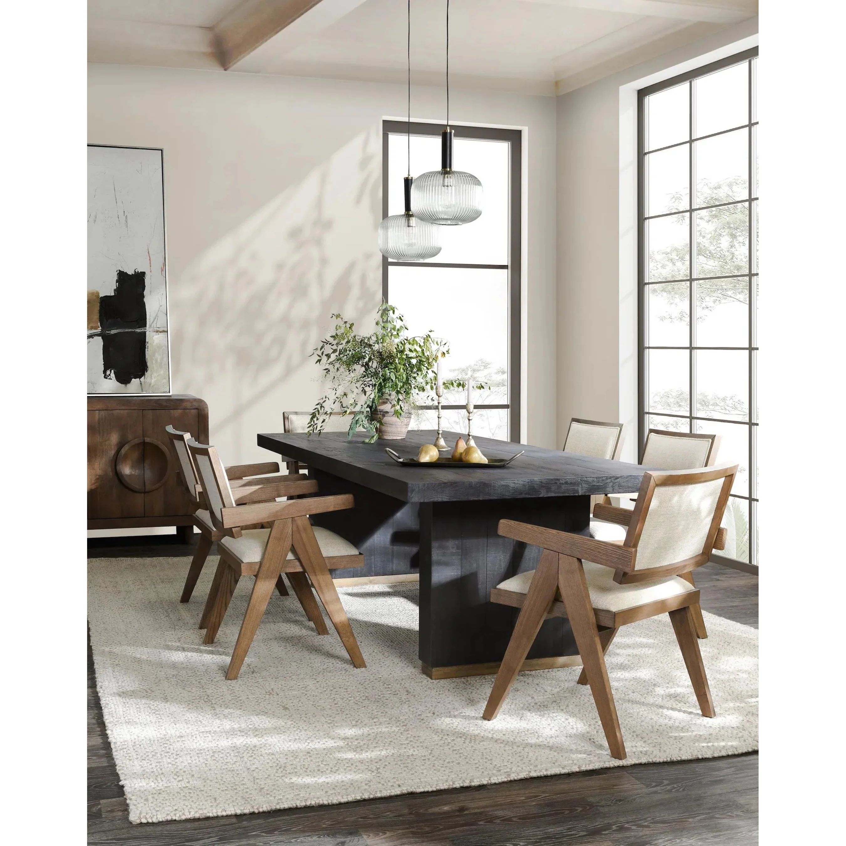 Lynx 94" Reclaimed Pine Wood Dining Table - Image 17