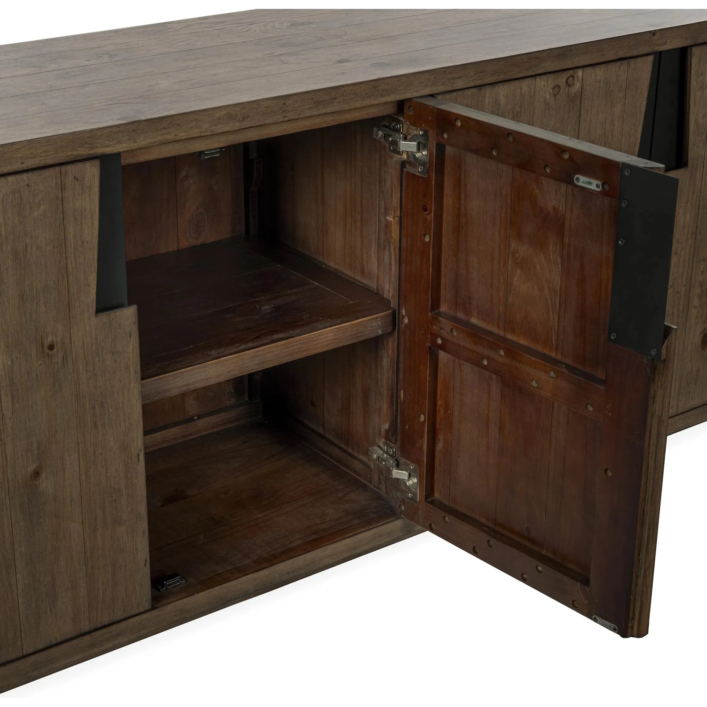 Lyra Reclaimed Pine Wood Buffet Sideboard - Image 5