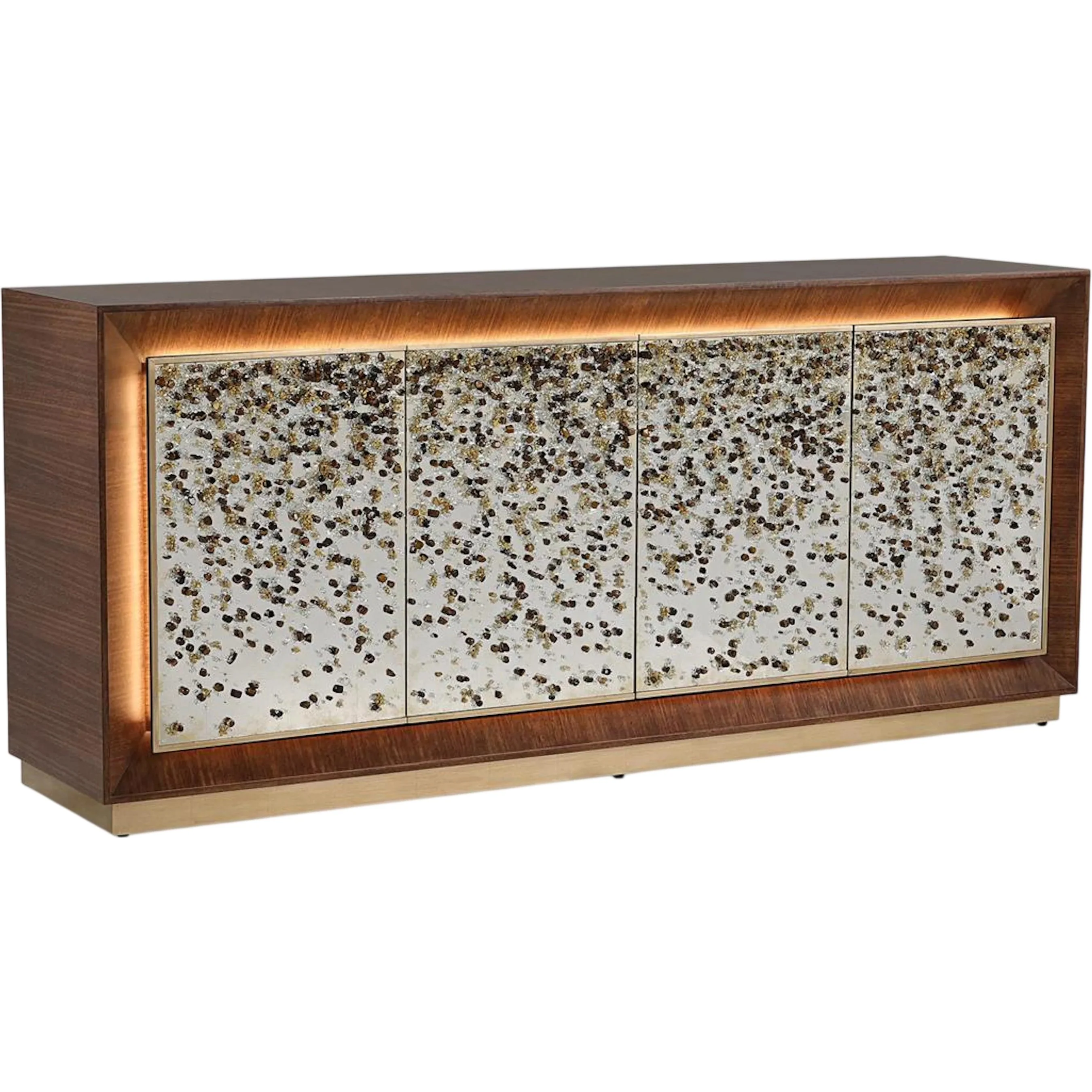 Macallan Four-Door Lighted Credenza
