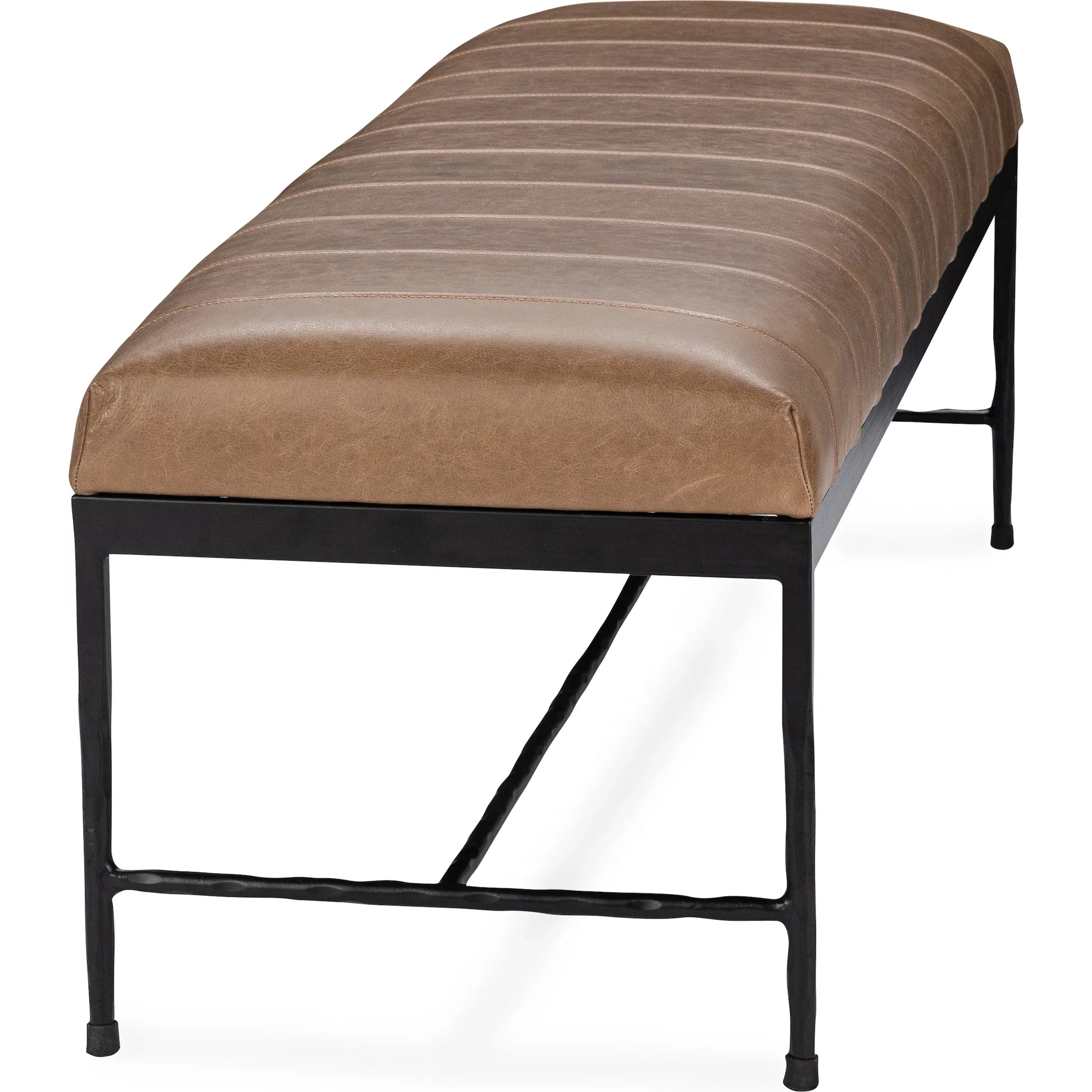 Madeleine Leather Bench - Image 3