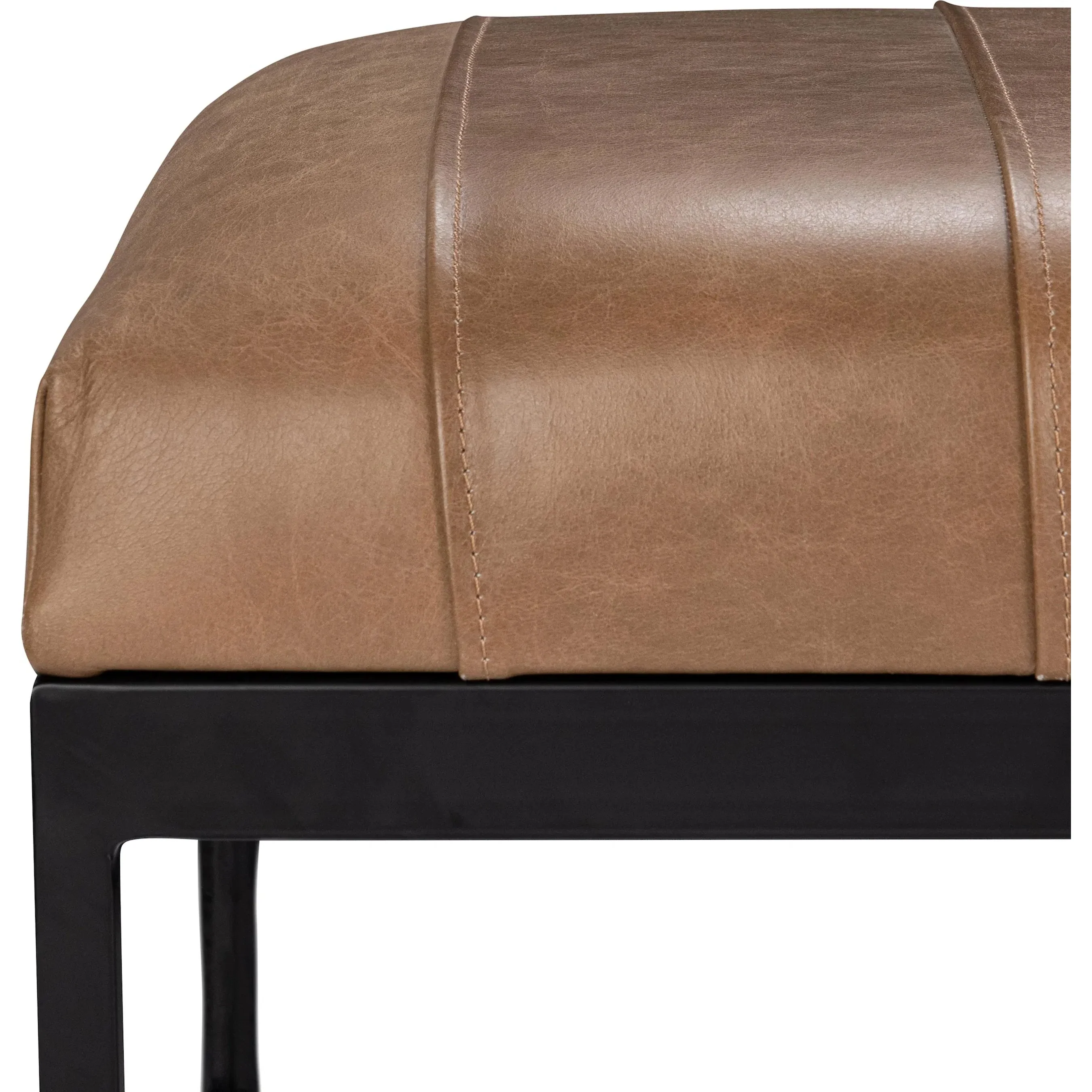 Madeleine Leather Bench - Image 4