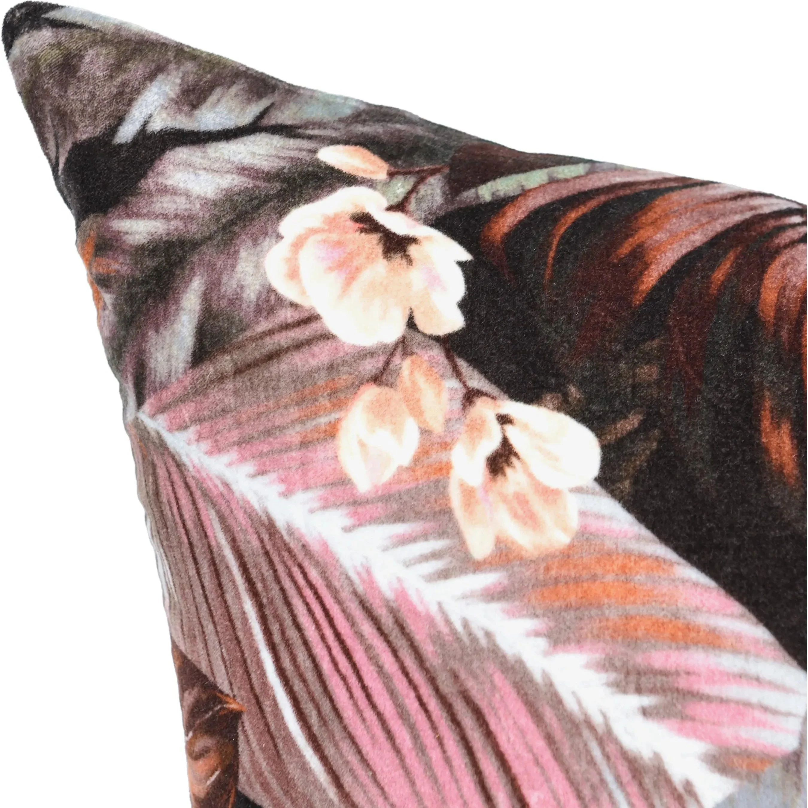 Makana Velvet Cotton Throw Pillow - Image 5