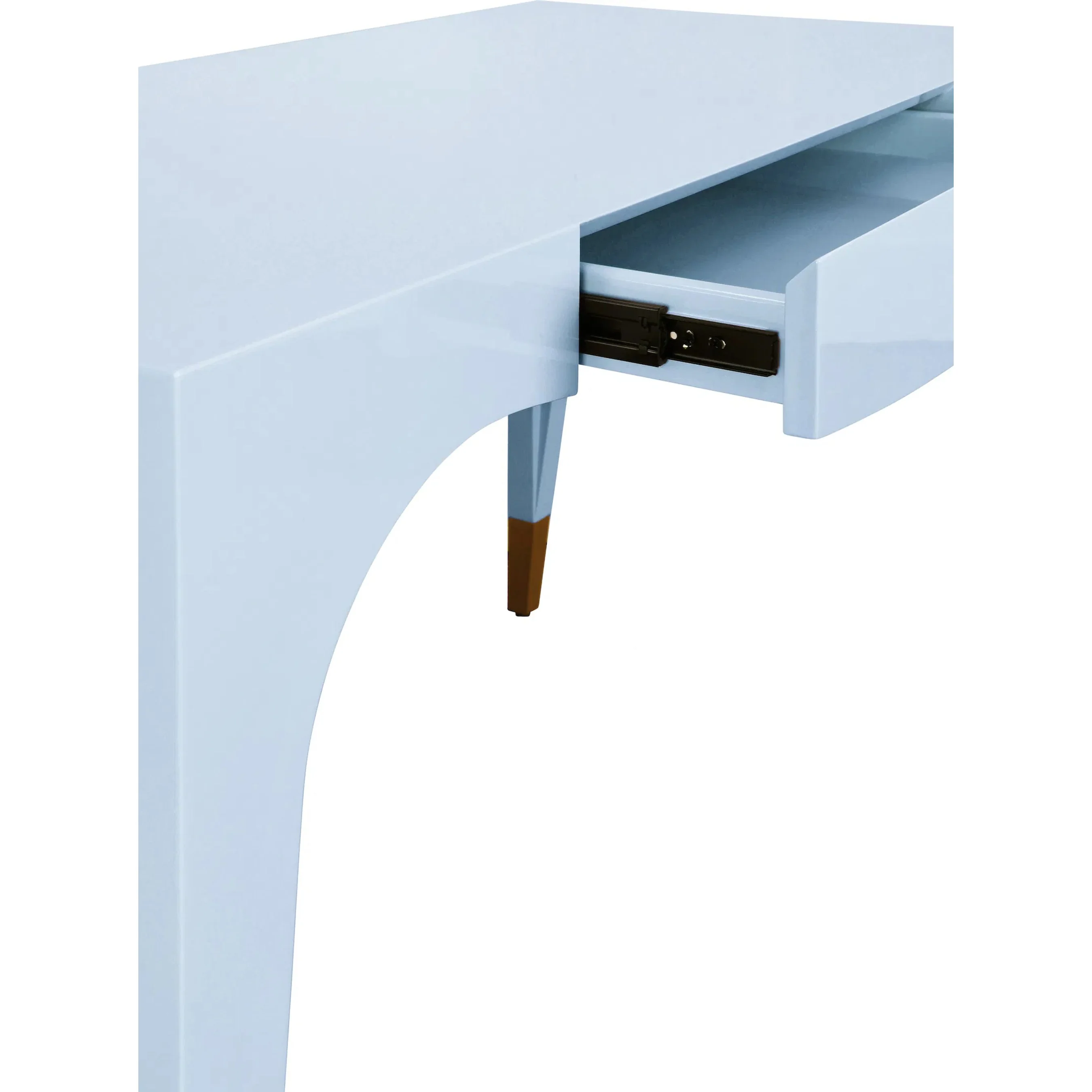 Mandi Tapered Leg, One Drawer Desk - Image 12