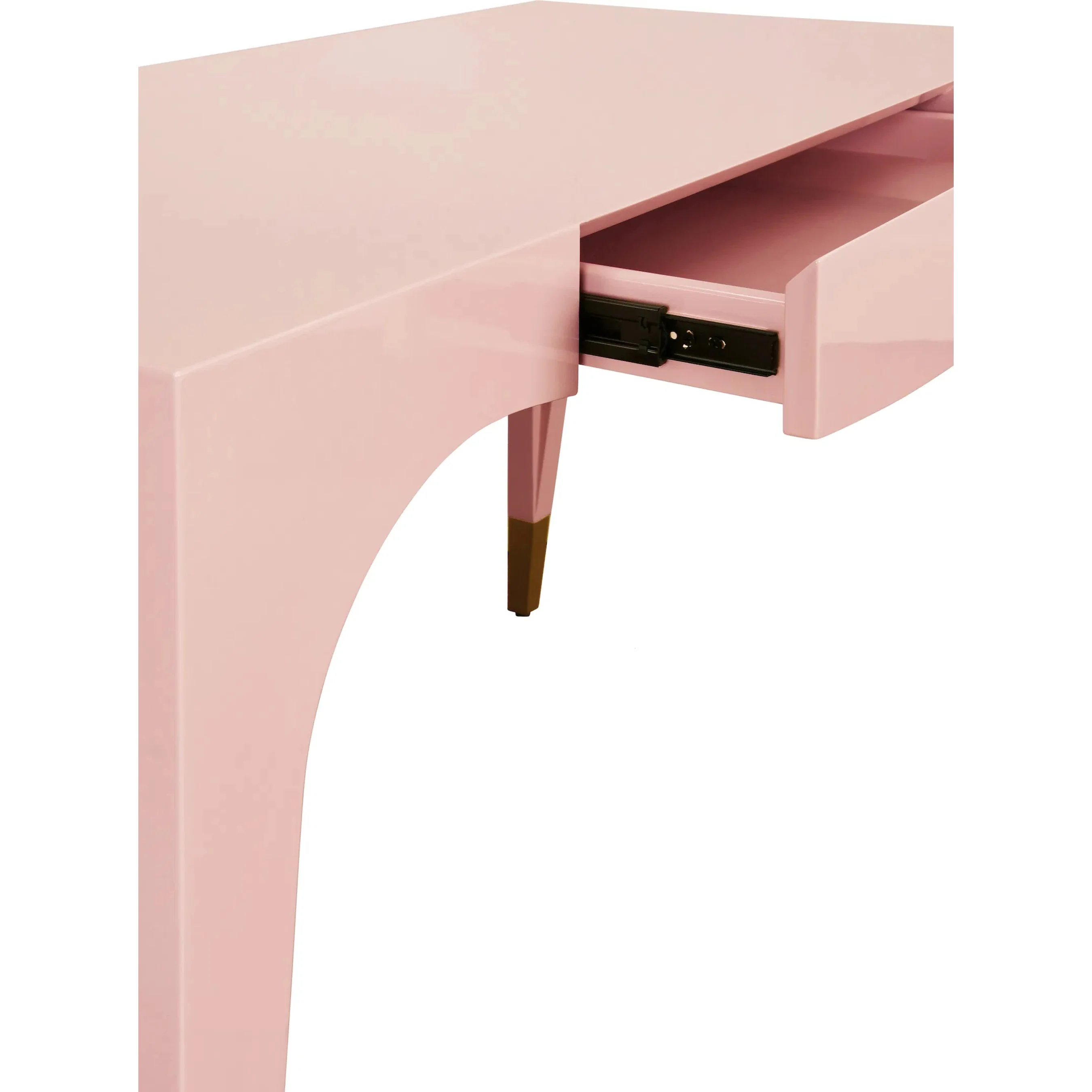 Mandi Tapered Leg, One Drawer Desk - Image 15